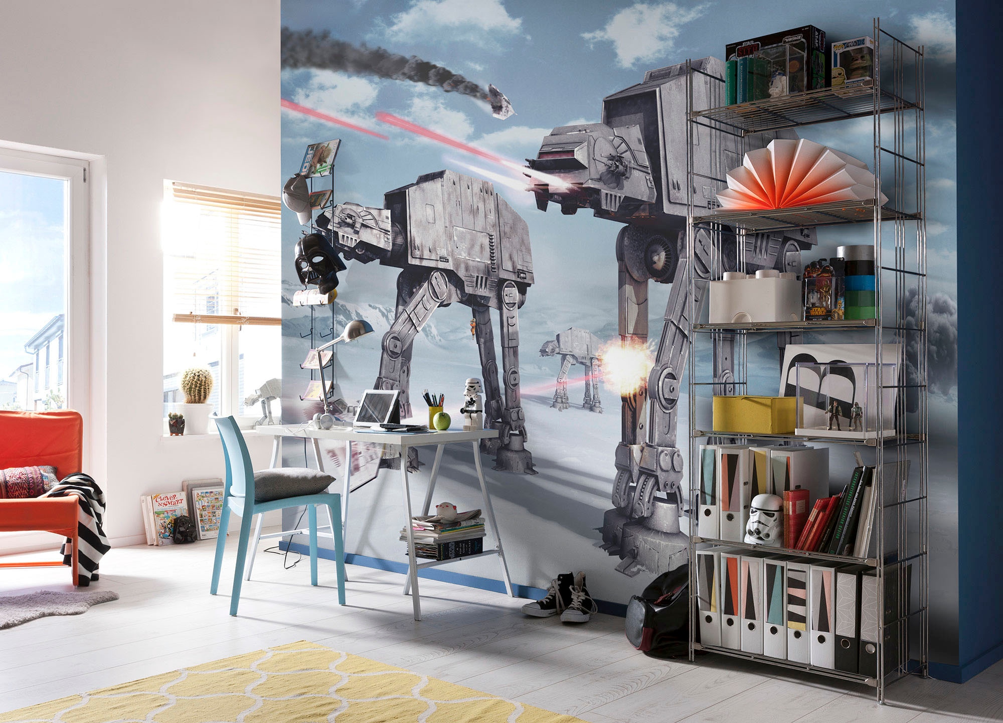 Komar Vliestapete »Digitaldruck Vlies -  STAR WARS Battle of Hoth - Größe 400 x 260 cm« bedruckt glatt Wohnzimmer, Schlafzimmer
