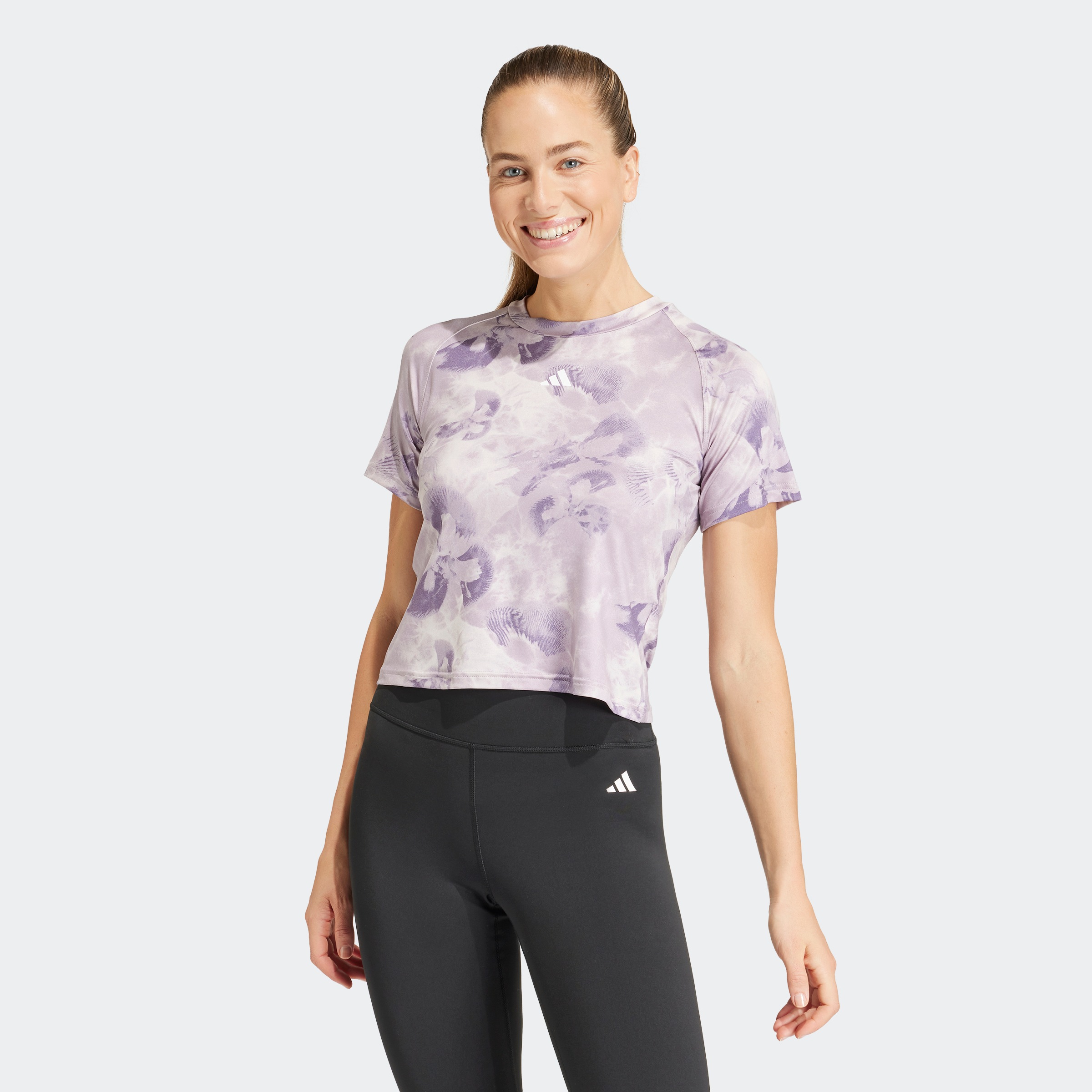 adidas Performance T-Shirt »AOP FLOWER TEE«