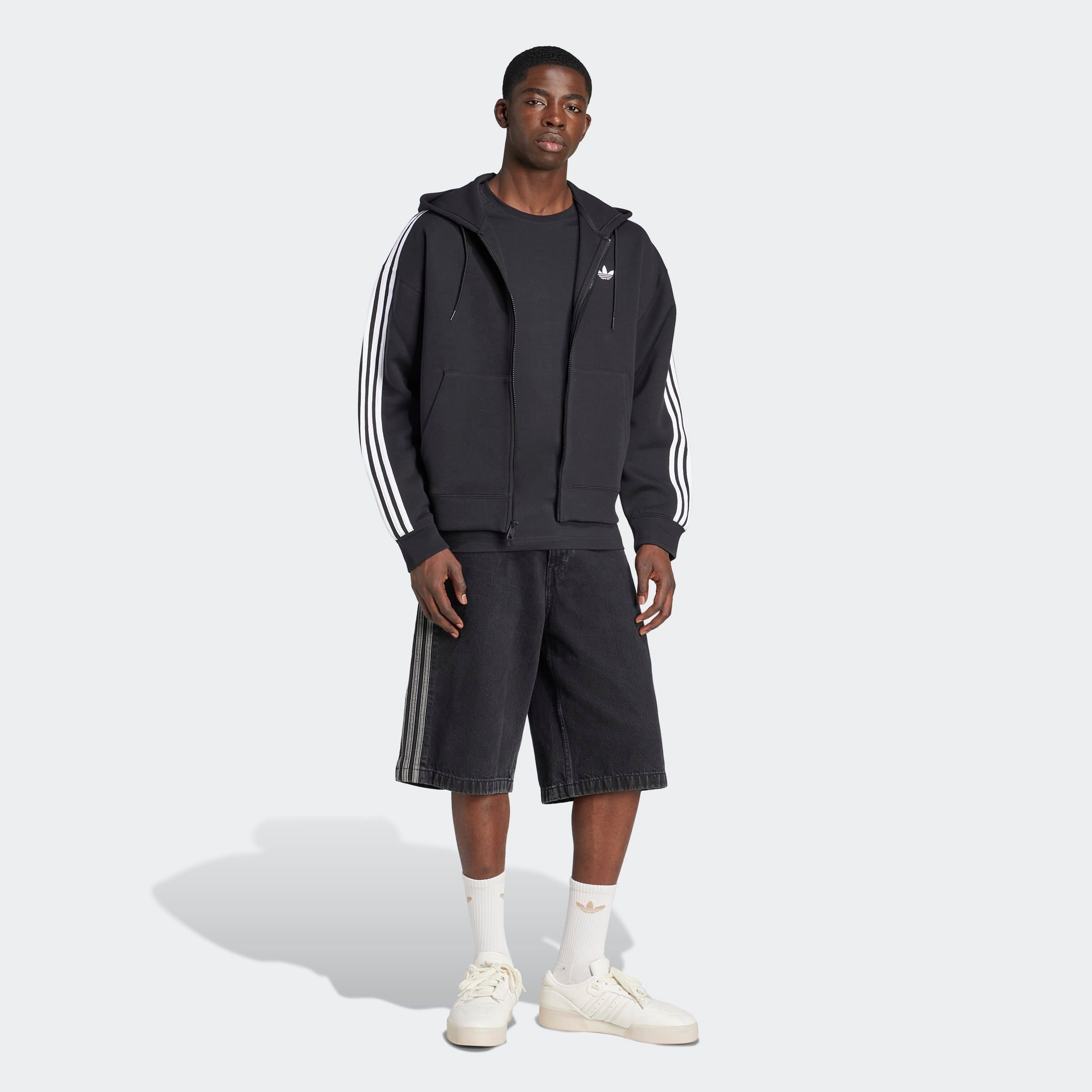 adidas Originals Kapuzensweatshirt »SPACER HOODIE«, mit Reißverschluss, lockere Oversize-Passform
