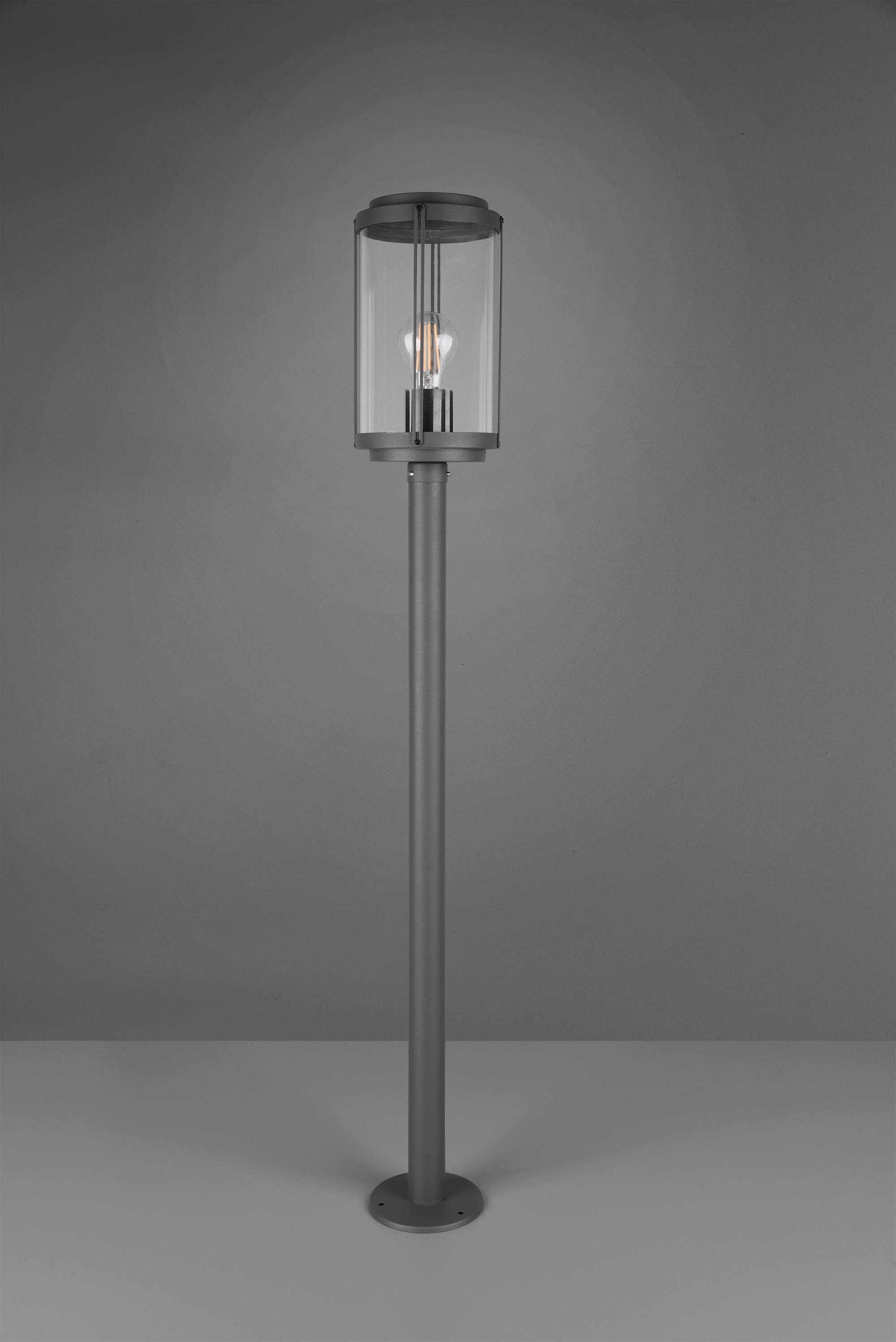 TRIO Leuchten Außen-Stehlampe »Tanaro«, 1 flammig-flammig, edles Glasdesign / Optimale Ausleuchtung für Outdoor-Bereiche / IP44