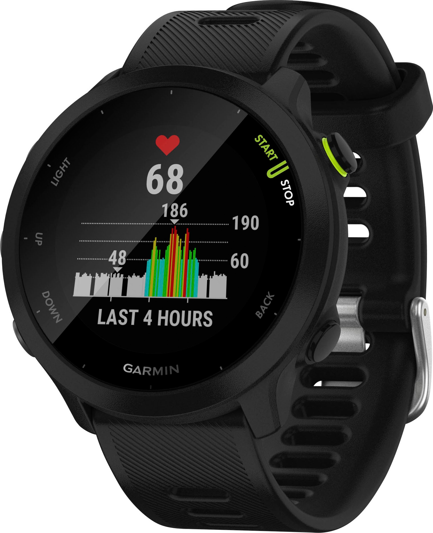 Garmin Smartwatch »FORERUNNER 55 Multisport-«, (2,64 cm / 1,04 Zoll), Garmin, GPS-Laufuhr)