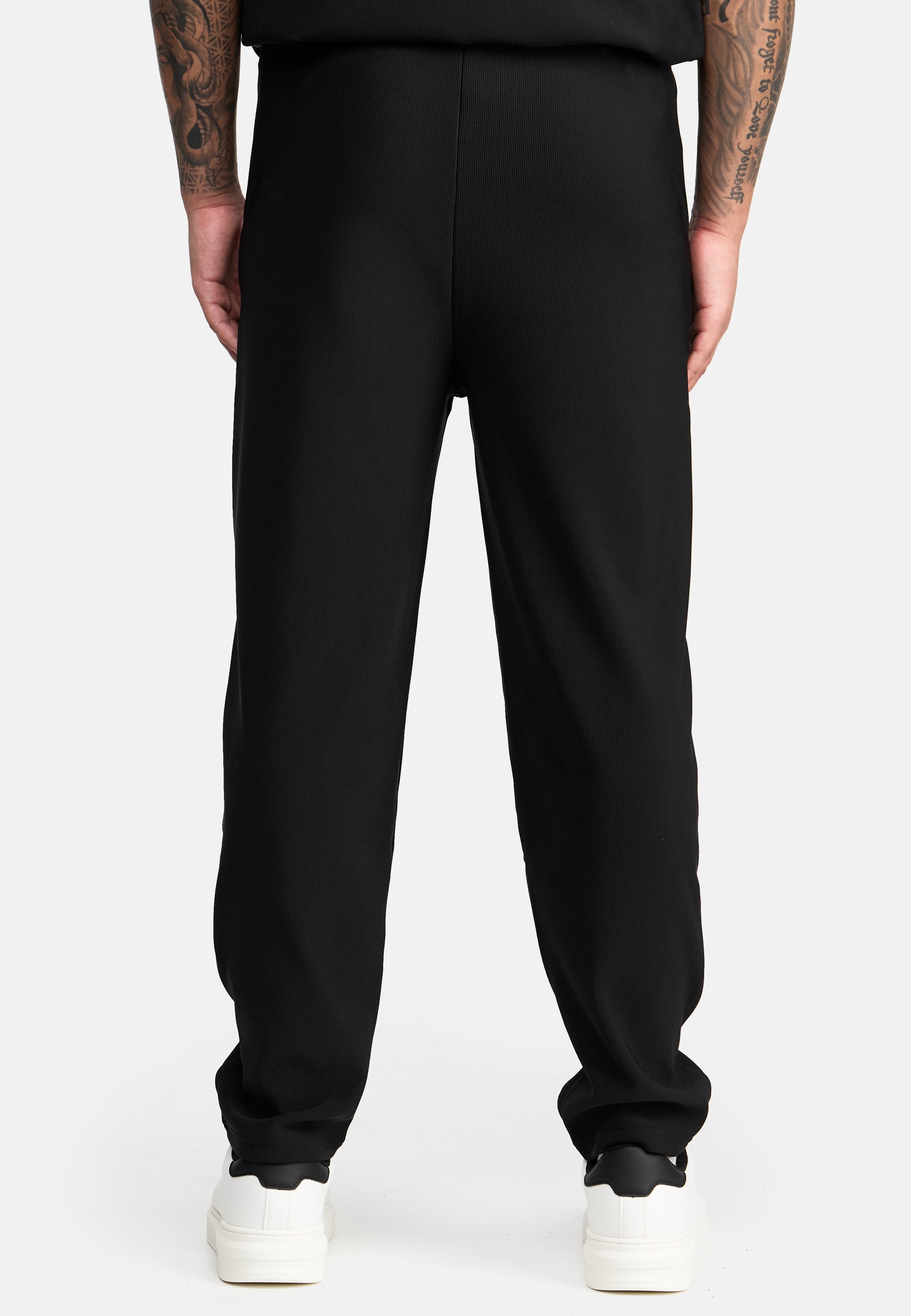 trueprodigy Jogginghose »Ewan Rippstrucktur Stickerei Eingrifftaschen«