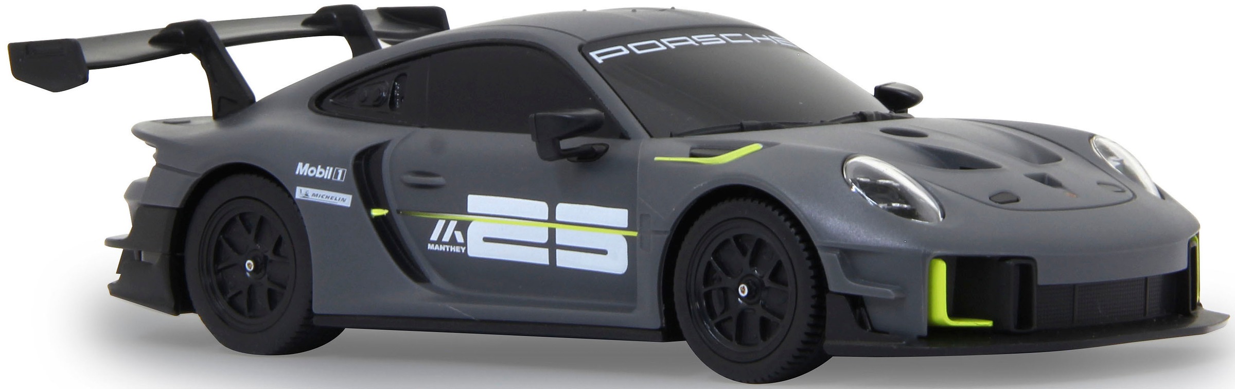 Jamara RC-Auto »Deluxe Cars, Porsche 911 GT2 RS Clubsport 25 1:24, grau - 2,4 GHz«