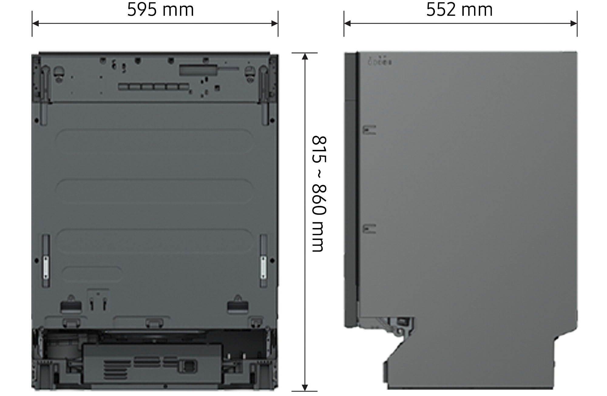 Samsung vollintegrierbarer Geschirrspüler DW7700B »DW60BG750B00ET«, 14 Maßgedecke