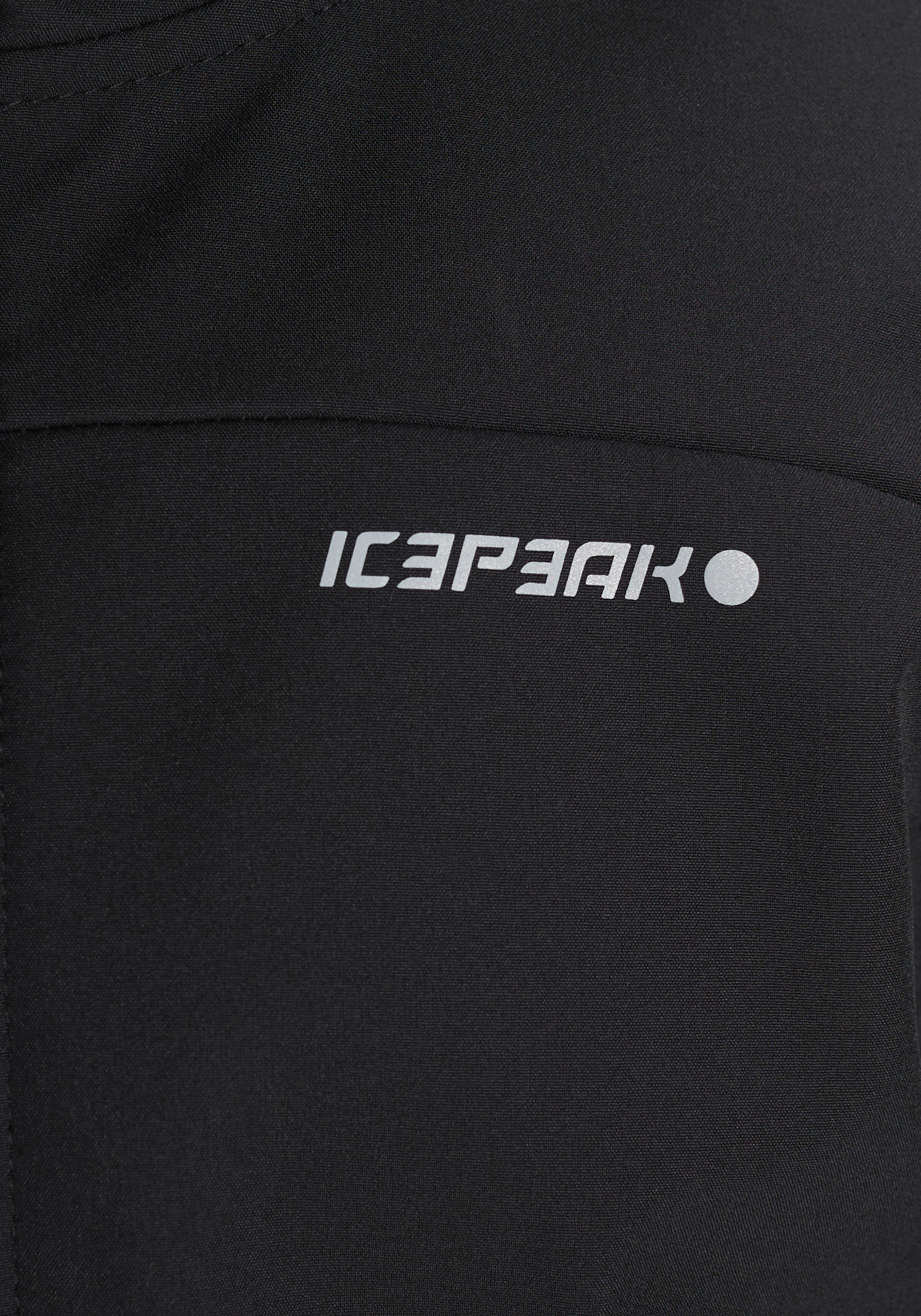 Icepeak Softshelljacke »K SOFTSHELLJACKE KOBRYN«, mit bei Logoschriftzügen modischen ♕ Kapuze, mit