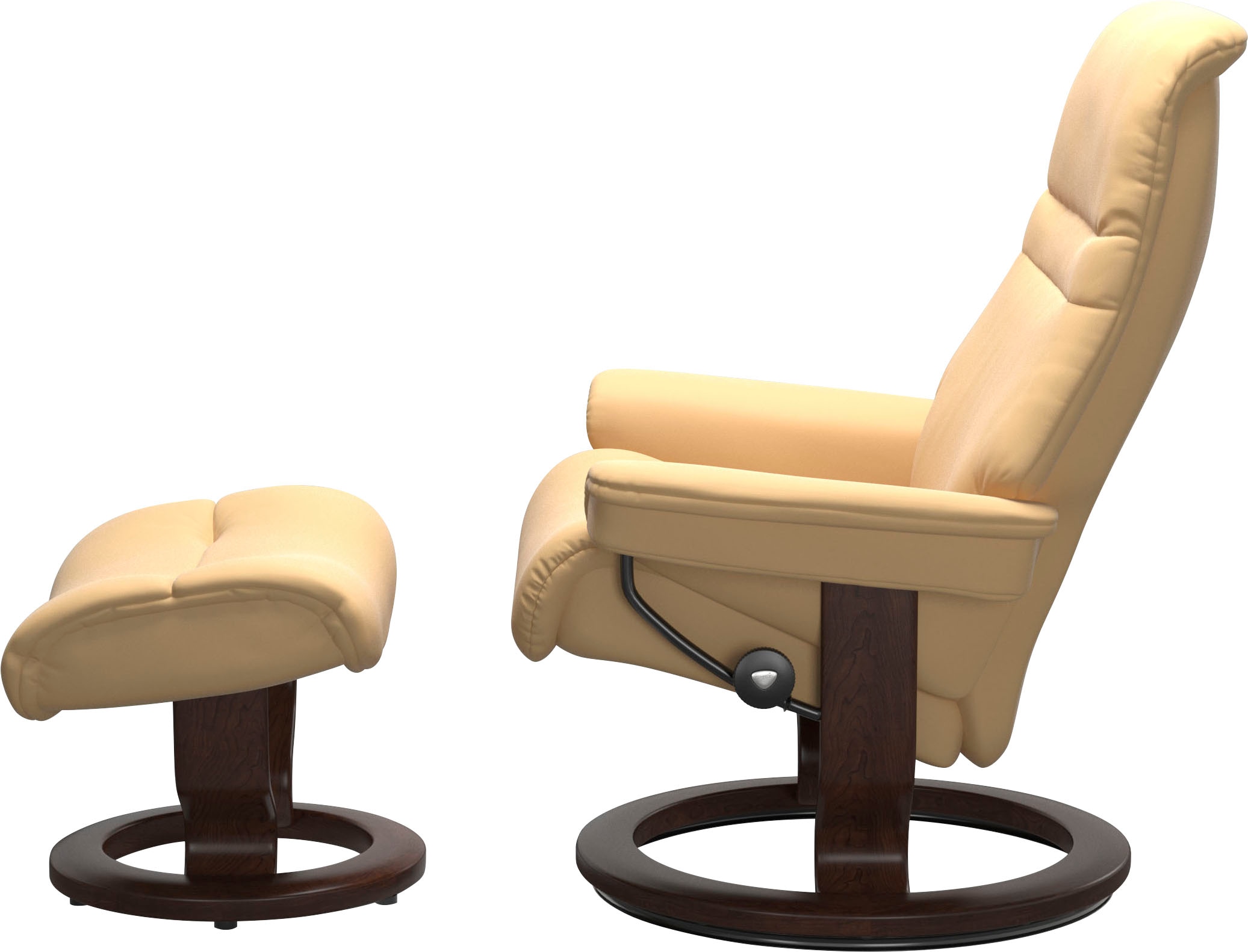 Stressless® Relaxsessel »Sunrise« mit Classic Base, Größe L, Gestell Braun, in 2 Lederqualitäten lieferbar