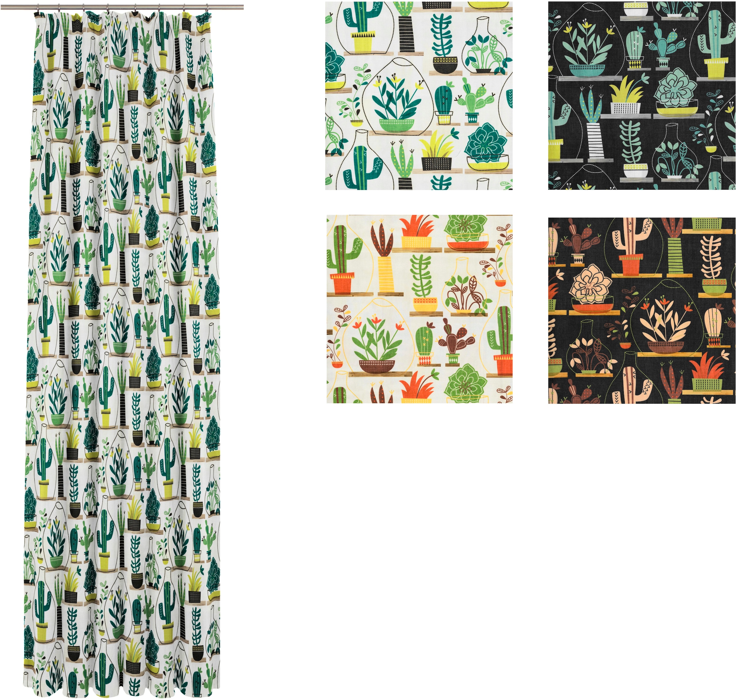 Wirth Vorhang »Oakham« Kräuselband 1 Stk. tlg.