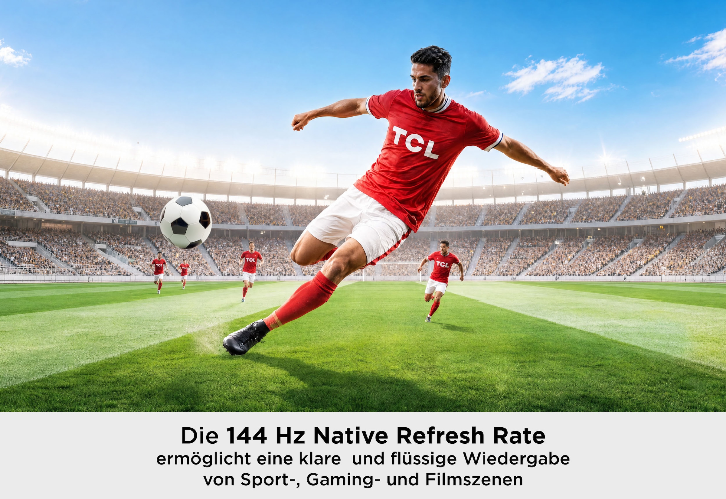 TCL Mini-LED-Fernseher »85T8D« 215 cm/85 ″ Smart-TV QD-Mini LED, AiPQ Pro Prozessor, 144Hz, ONKYO 2.1, Apple AirPlay 2
