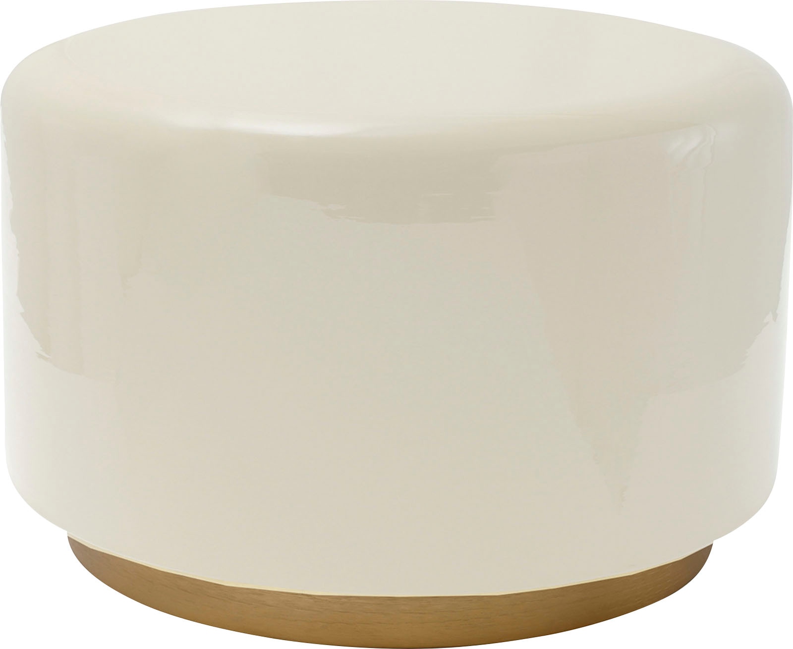 Kayoom Sitzhocker »Hocker Artisse, Edler Touch durch goldenen Sockel«, (1 St.), stilvoll, farbig lackiert, dekorativ, Moderner Look