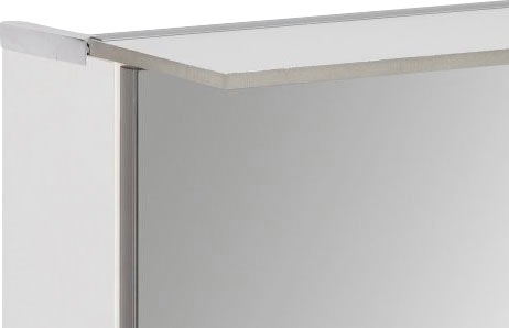 FACKELMANN Spiegelschrank »PE 60 - weiß«, Badmöbel Breite 60 cm, 2 Türen