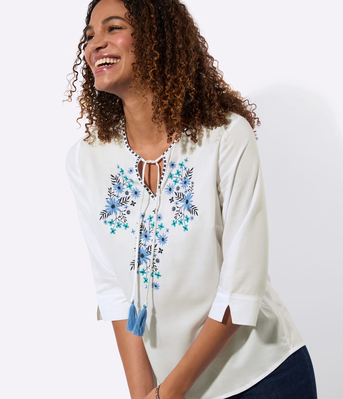 Inspirationen Longbluse