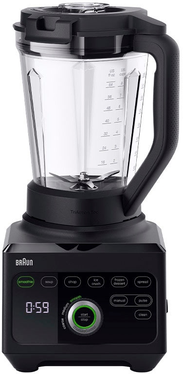 Braun Standmixer »PowerBlend 9 JB9040BK«, 1600 W, Hochleistungsmixer, 1600 W, 2 l