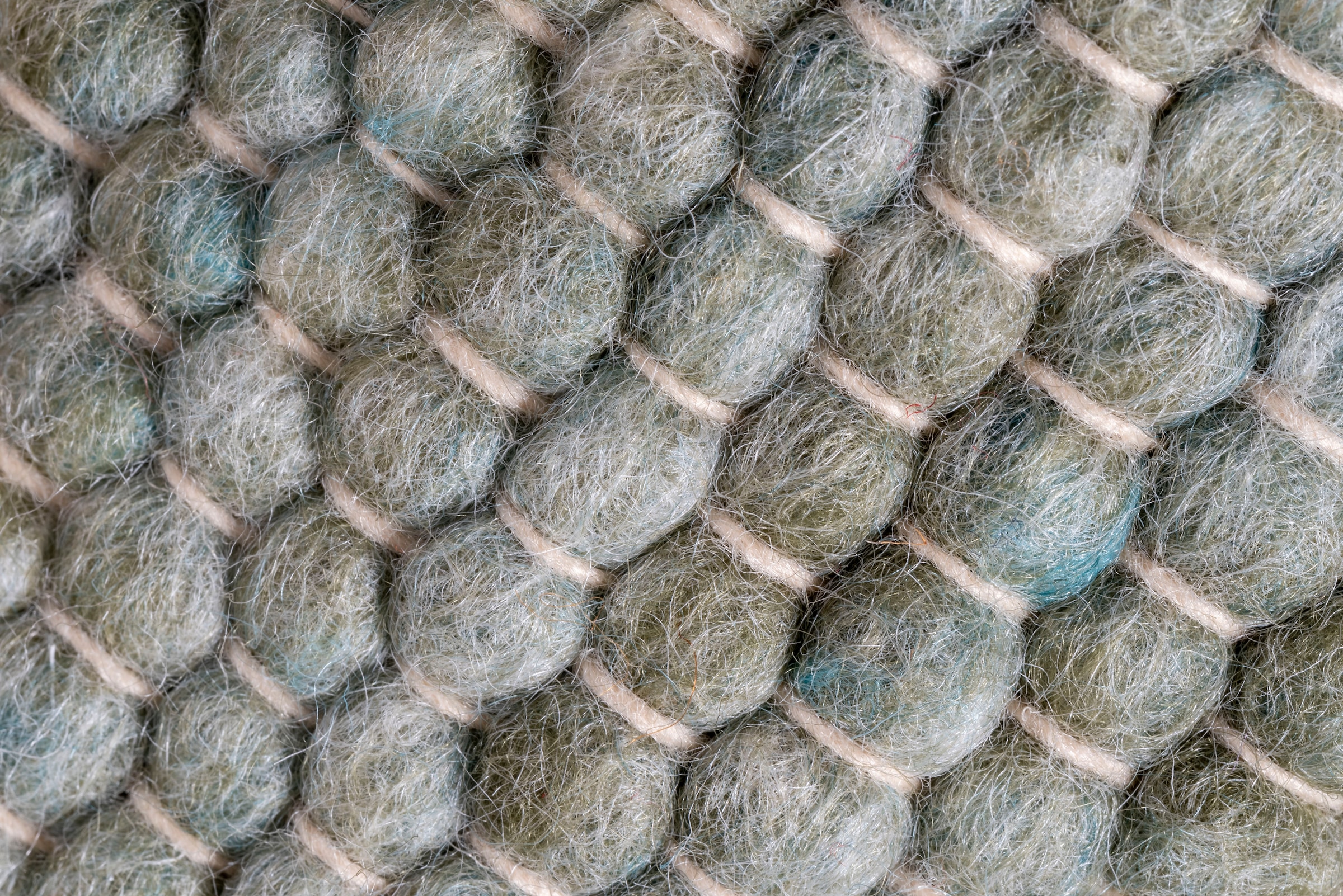 Sansibar Wollteppich »Hörnum« rechteckig 12 mm Höhe Handweb Teppich, meliert, reine gewalkte Wolle, handgewebt