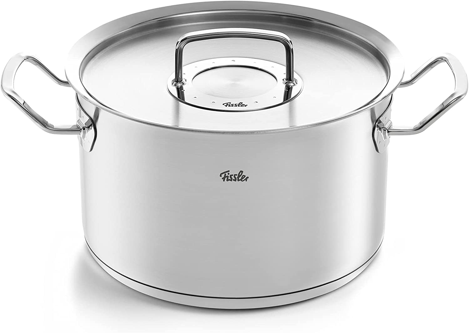 Fissler Topf-Set »ORIGINAL-PROFI COLLECTION® Edelstahl-Topfset« Bratentopf 20 cm, je 1 Fleischtopf 16/20/24 cm, Servierpfanne 28 cm, 9 Stk. tlg. Edelstahl 18/10
