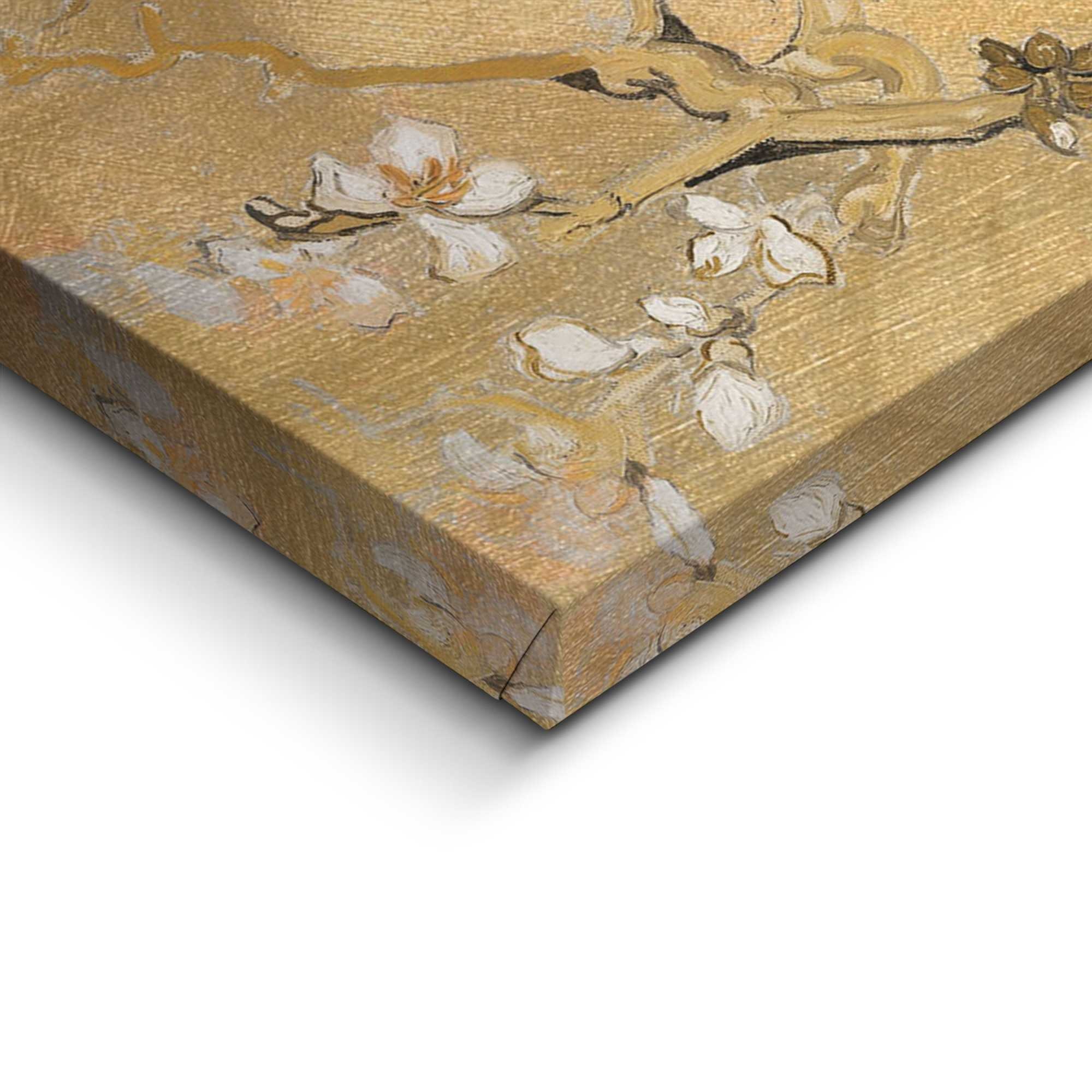 Reinders! Leinwandbild »Van Gogh - almondblossom«, Wohnzimmer - Gold - Leinwand - Berühmte Künstler - 70x50 cm