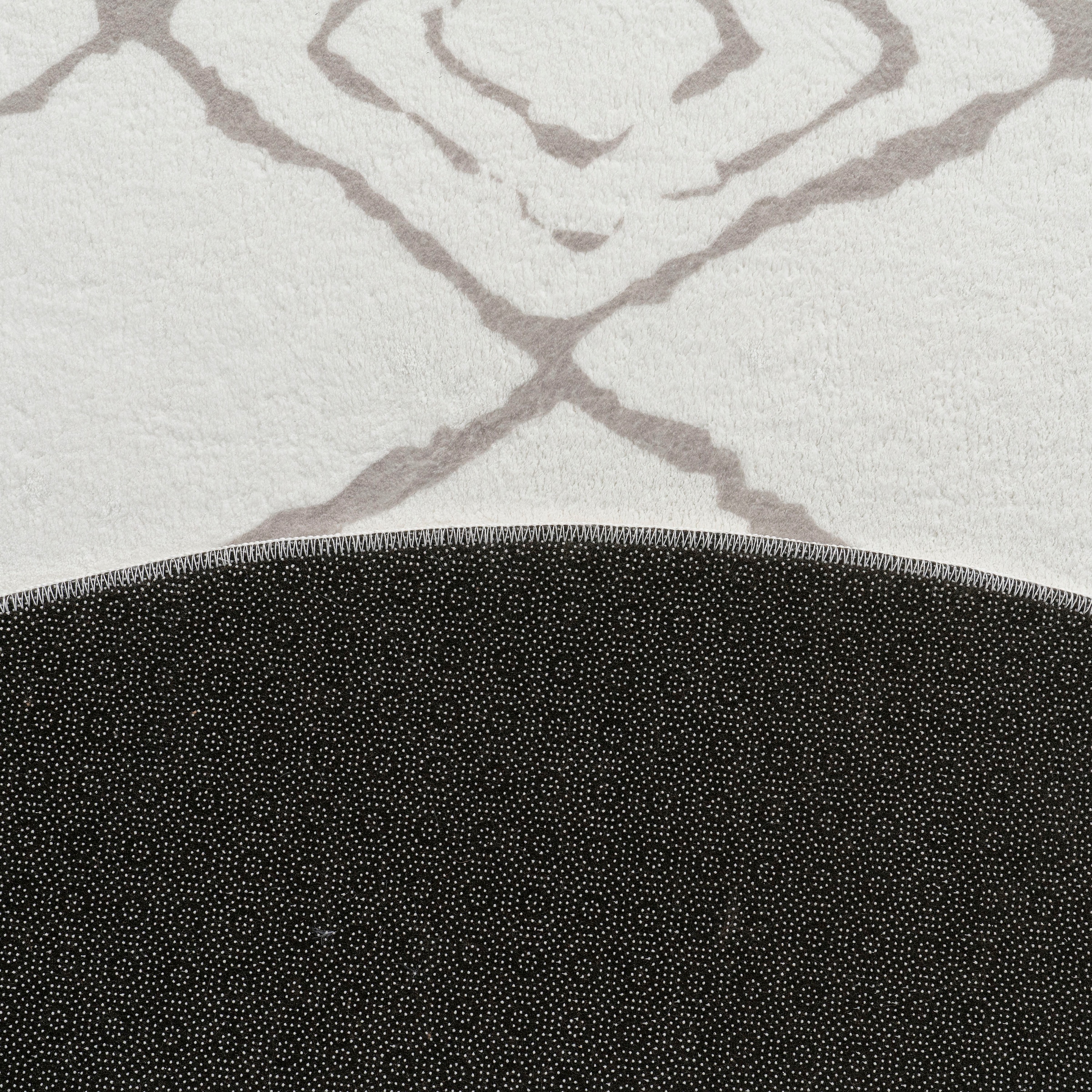Paco Home Teppich »Luton 661«, rund, 12 mm Höhe, Kurzflor, modernes Rauten Muster, Scandi Design, Wohnzimmer, Esszimmer