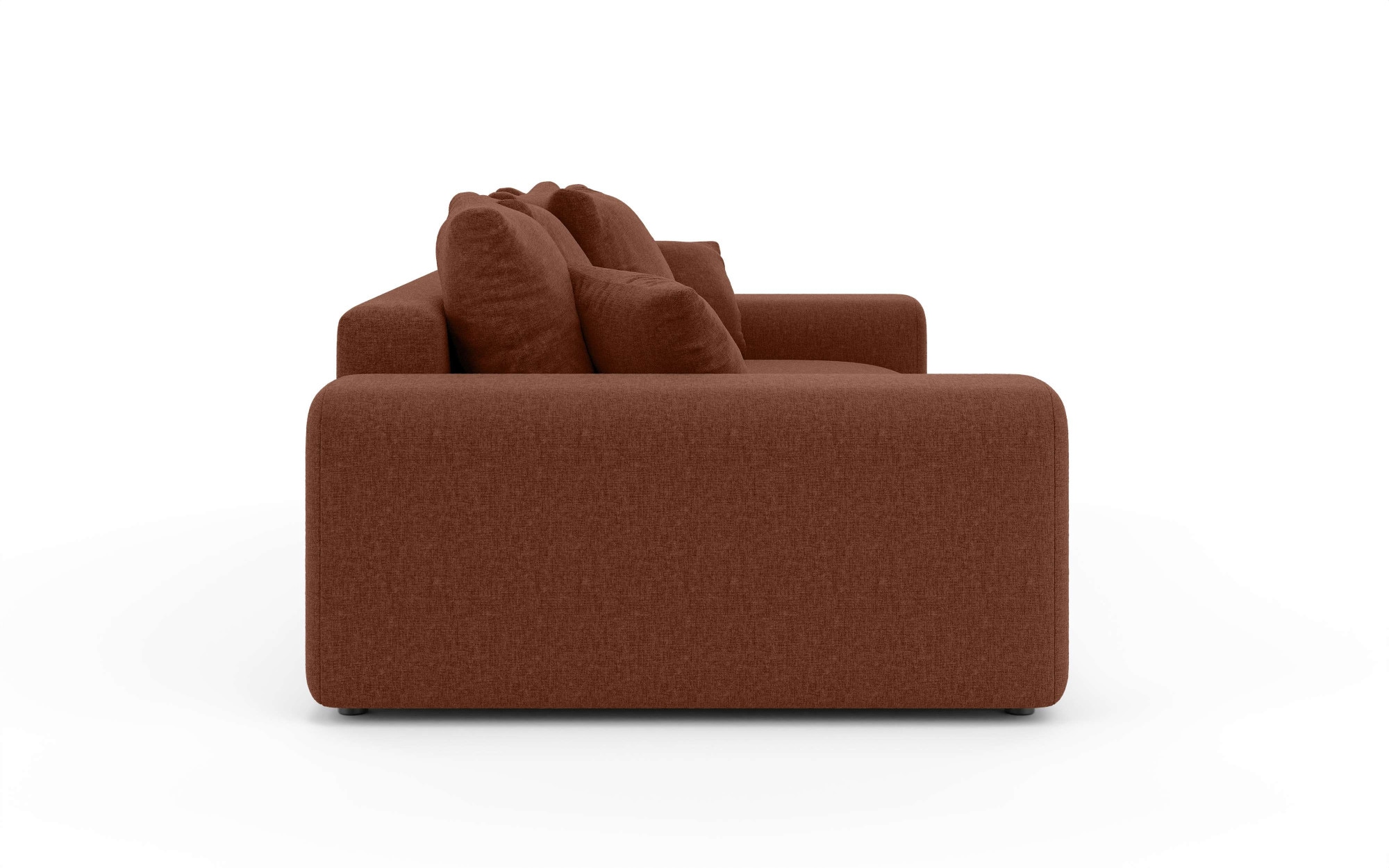 Home affaire Big-Sofa »LAKESIDE 3-Sitzer Schlafsofa mit Bettkasten, Breite 256,5 cm« Liegefläche 168,5x195 cm, hoher Sitzkomfort, Maße B/T/H: 256/122/82cm