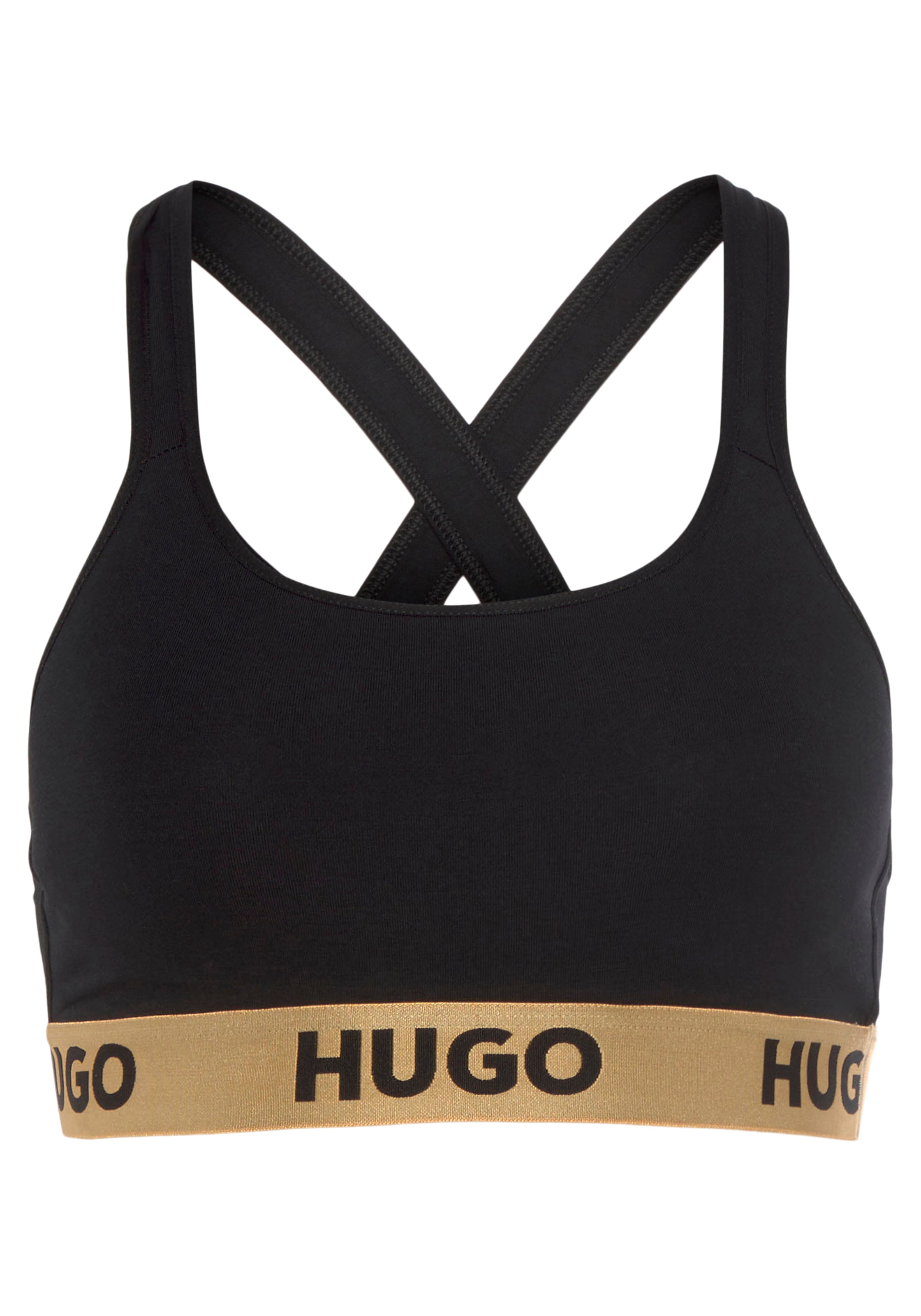 HUGO Bralette-BH »BRALETTE dem ♕ PADDED auf bei SPOR«, HUGO Bund Logo mit