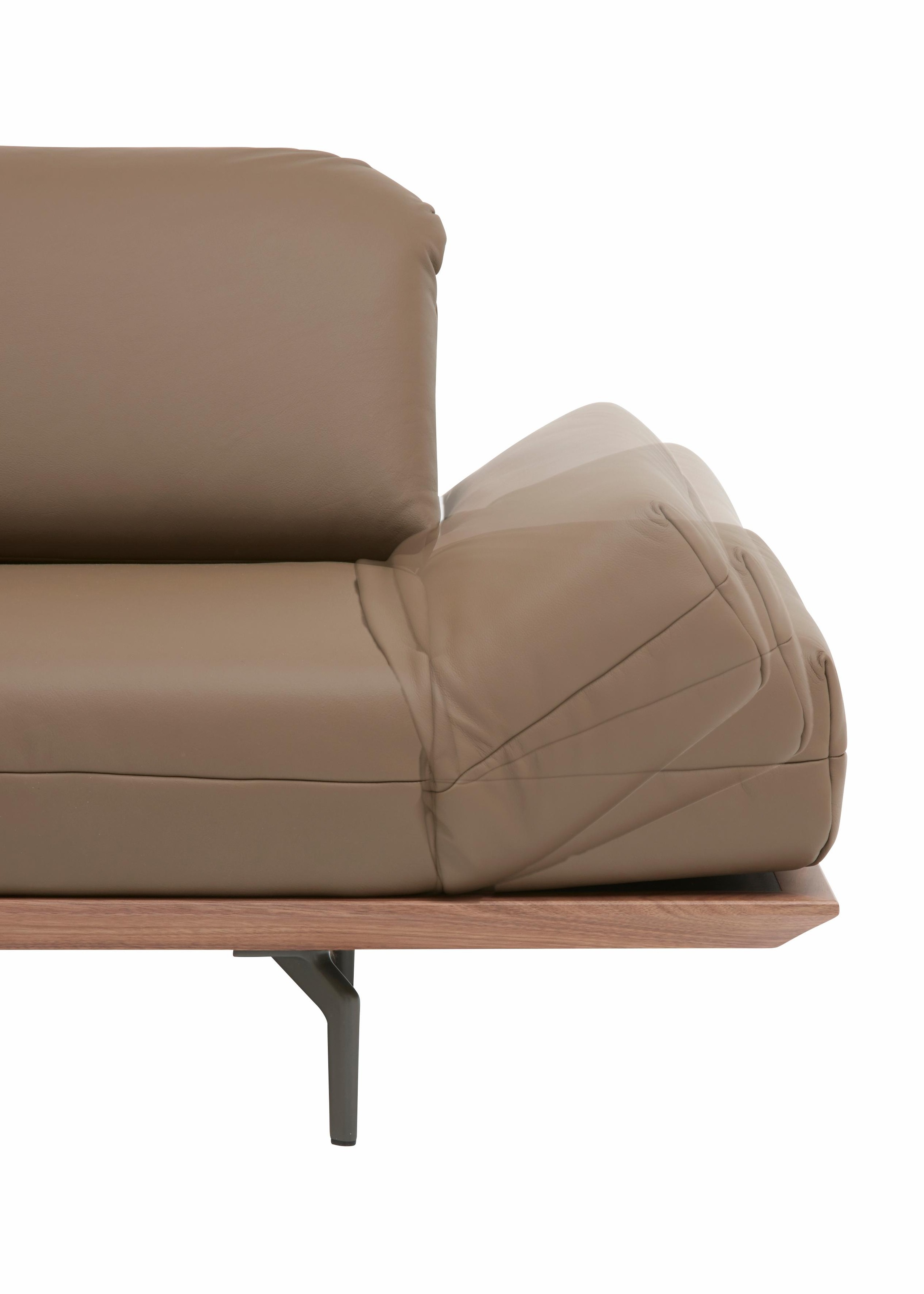Creation BY ROLF BENZ 4-Sitzer »CR.420, Designsofa, Loungesofa«, in 2 Qualitäten, Holzrahmen in Eiche Natur oder Nußbaum, Breite 252 cm