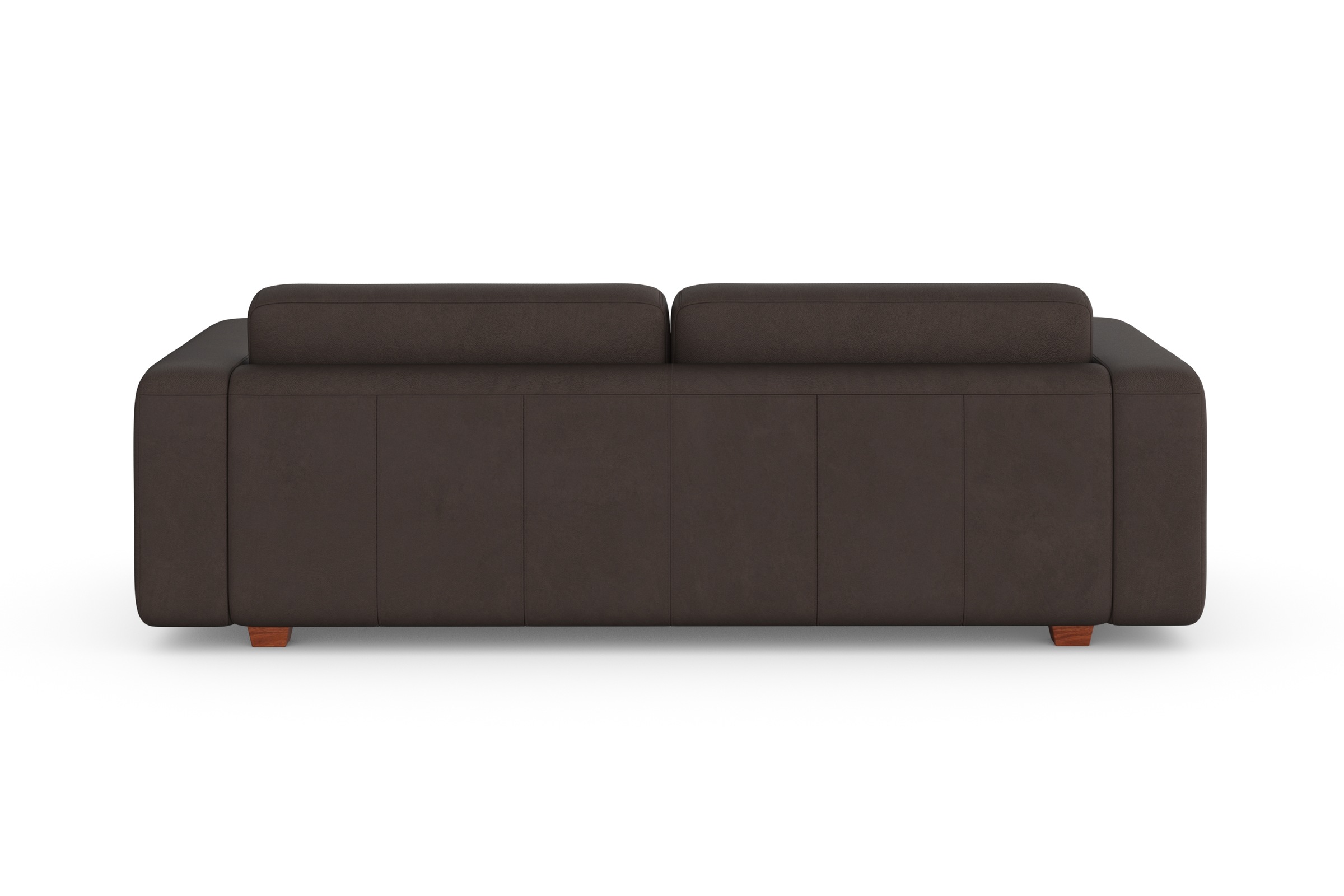 machalke® 3-Sitzer »valentino«, mit breiten Armlehnen, Füße Walnuss, Breite 221 cm