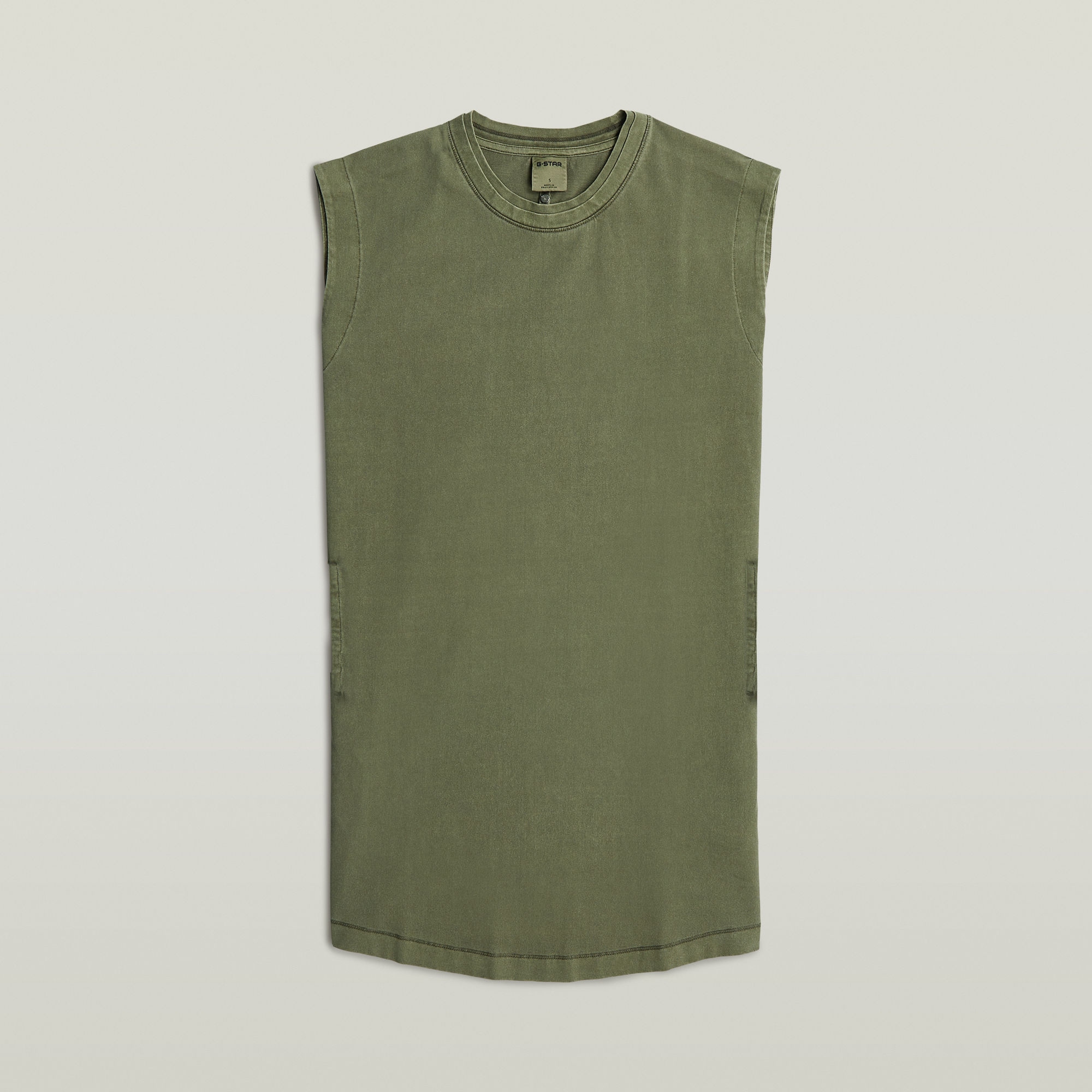 G-STAR Jerseykleid Eingrifftaschen mit Taschen in der Seitennaht