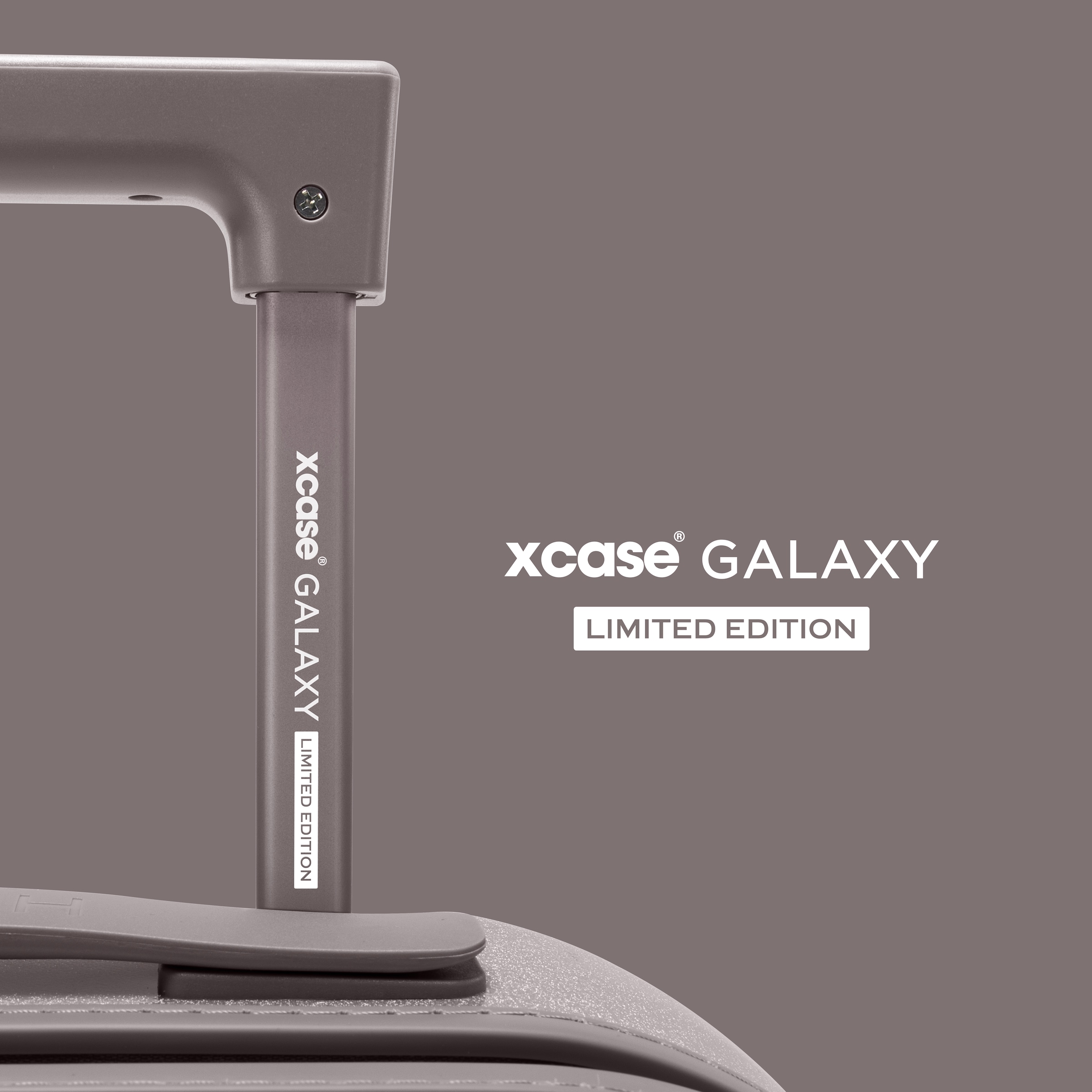 Heys Handgepäck-Trolley »Heys xCase Galaxy« Reisetrolley, Koffer handgepäcktauglich im Glitzer-Look