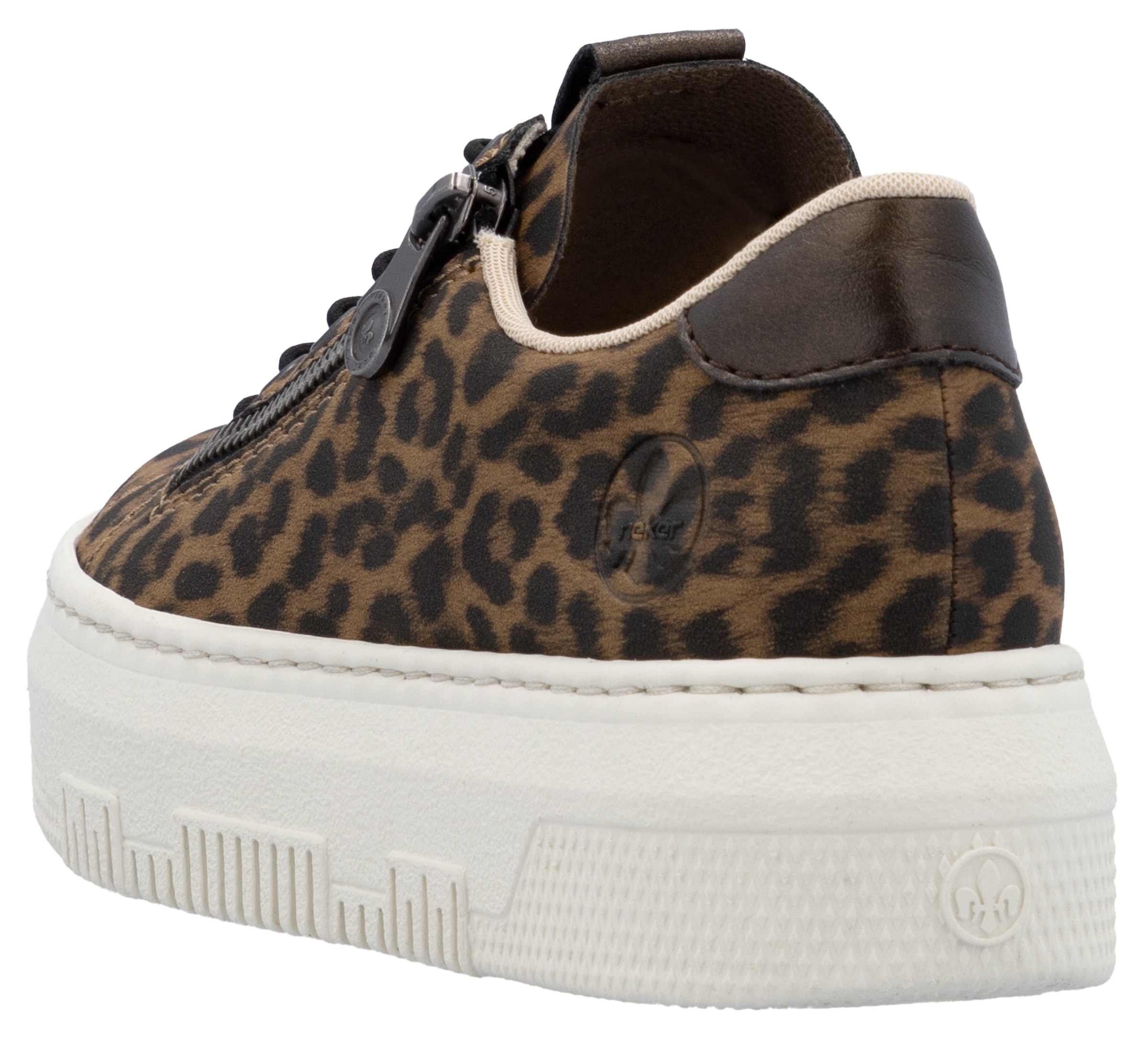 Rieker Plateausneaker, Sneaker, Slip-On Sneaker, Slipper mit Schaftrandpolster
