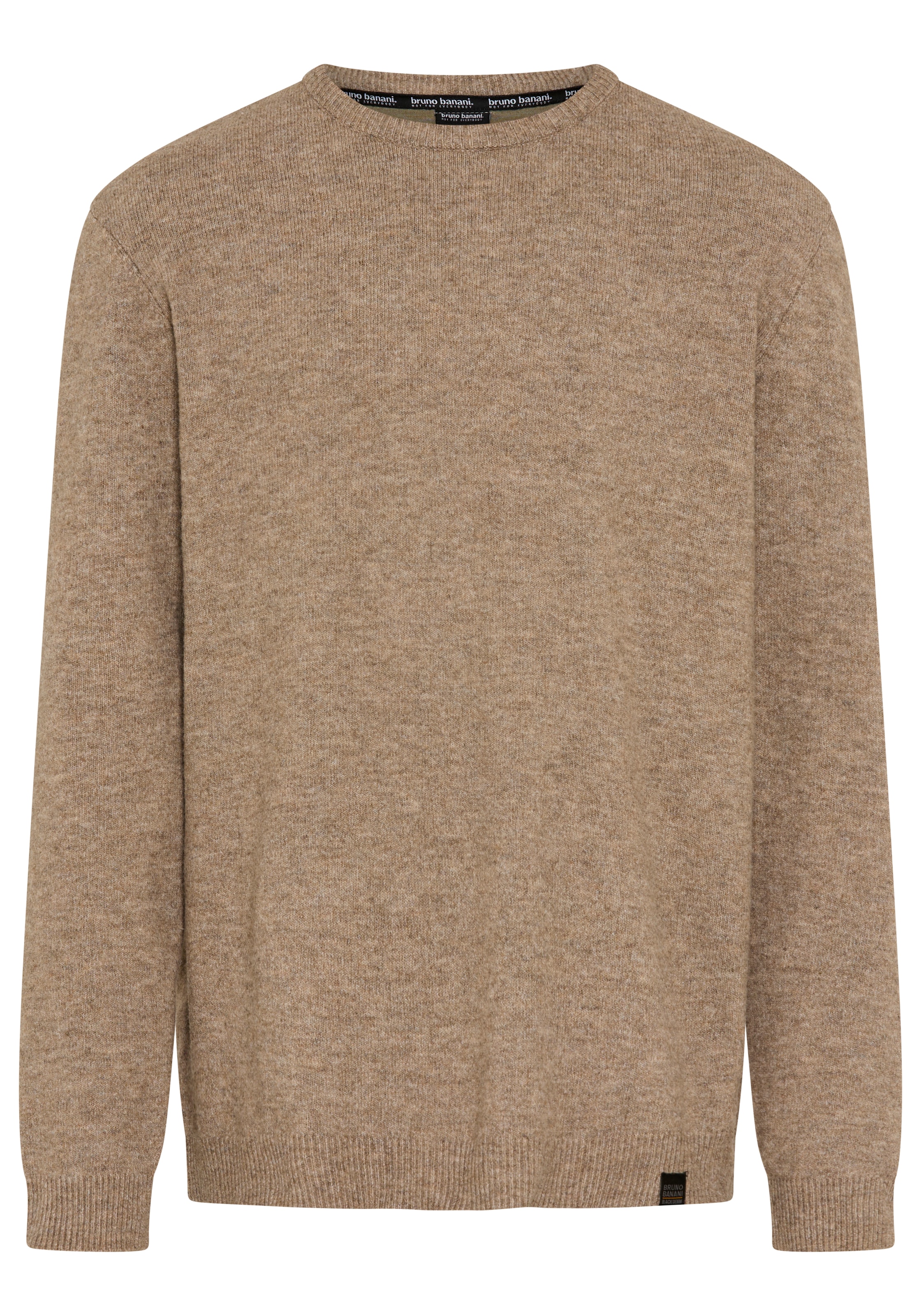 Bruno Banani Strickpullover »in hochwertiger Wolloptik« Woll-Look mit pflegeleichtem Tragekomfort. Ohne kratzendes Tragegefühl