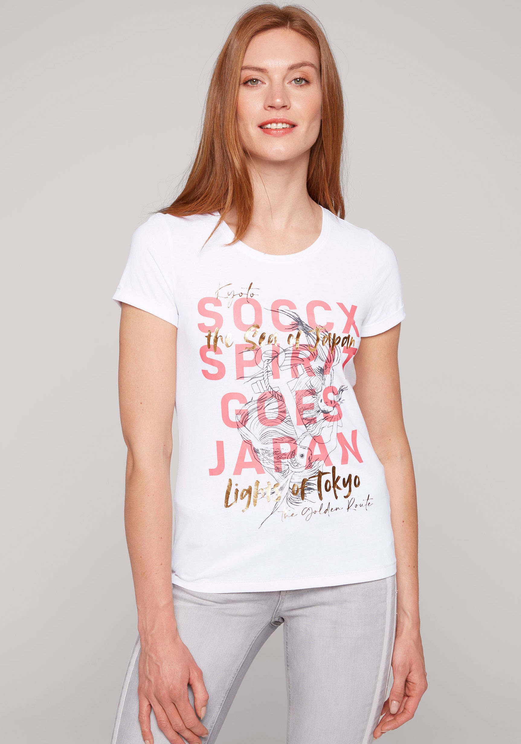 SOCCX T-Shirt »Soccx Damen T-Shirt«