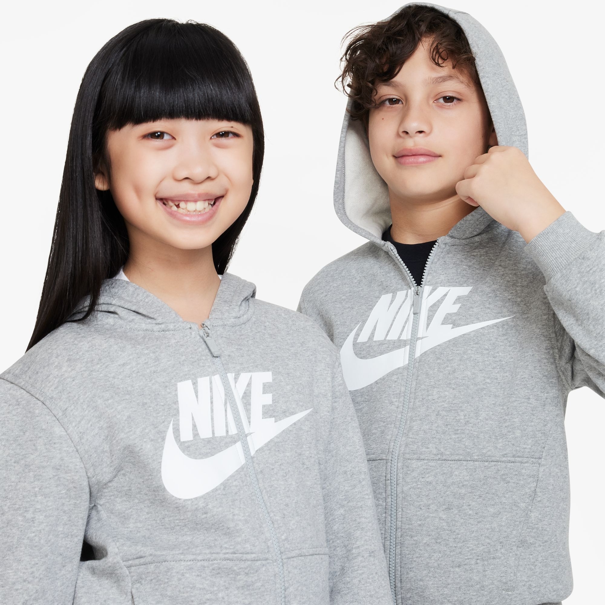 Nike Sportswear Kapuzensweatjacke »CLUB FLEECE BIG KIDS' FULL-ZIP HOODIE«