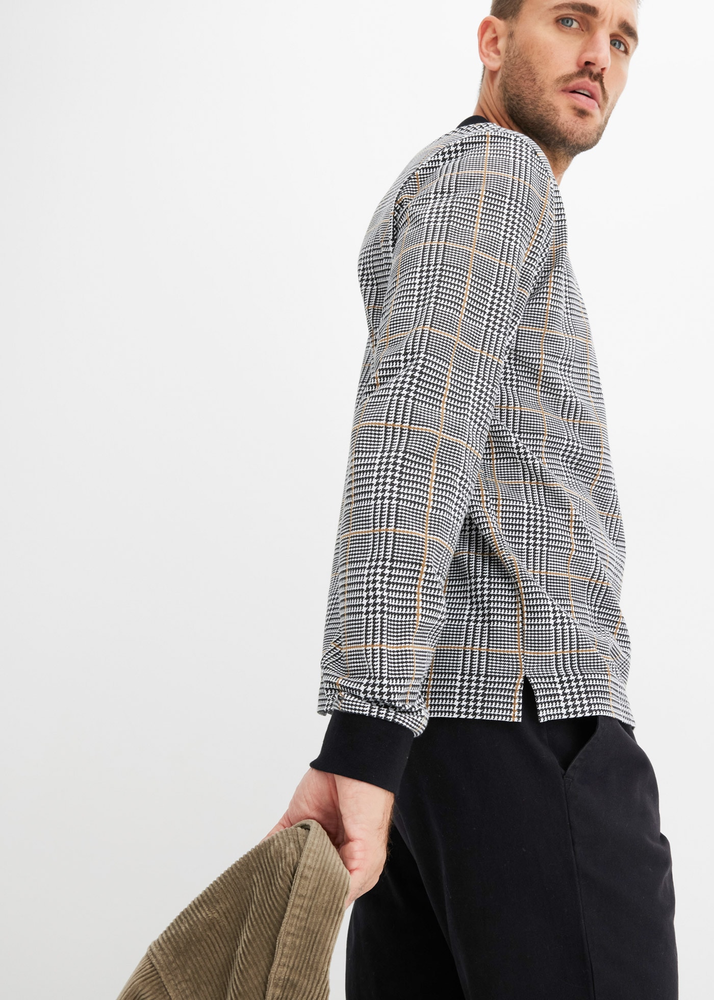 bonprix Poloshirt »Piqué Polo-Langarmshirt aus Baumwolle« Piqué Polo-Langarmshirt aus Baumwolle