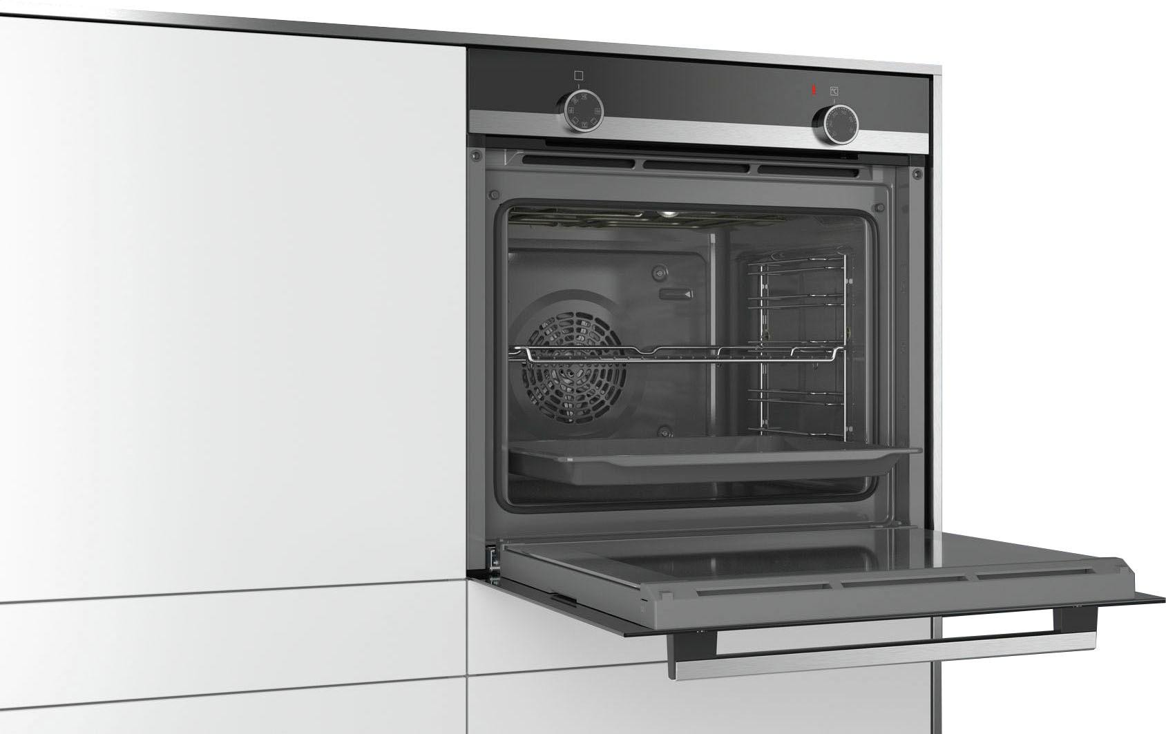 SIEMENS Einbaubackofen iQ100 »HB510ABR1«, mit Teleskopauszug nachrüstbar