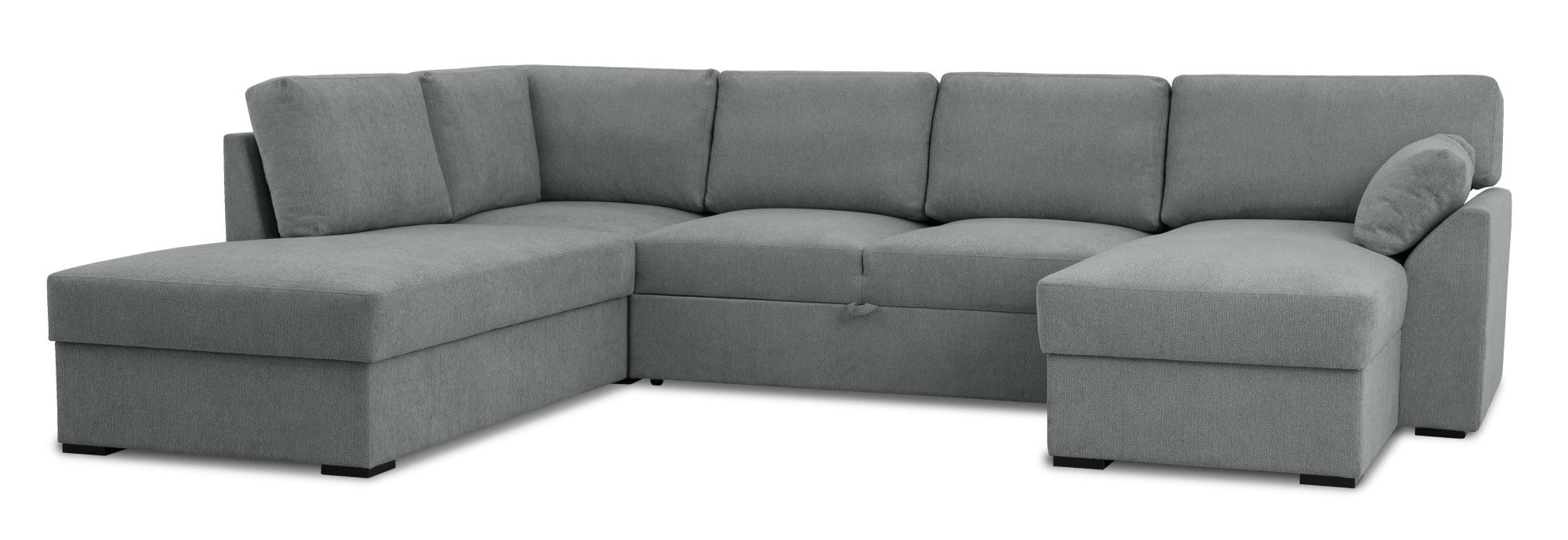 Home affaire Wohnlandschaft »Citry«, Breite 309 cm, Chenille, Bettfunktion, Bettkasten, U-Form