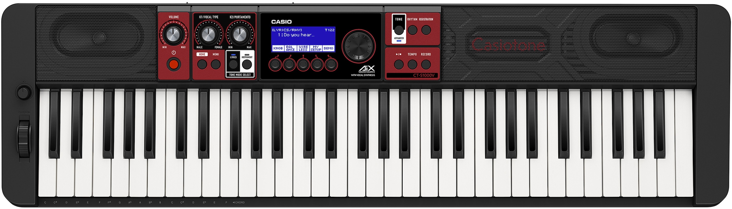 CASIO Home-Keyboard »CT-S1000V«, mit Bluetooth-Adapter