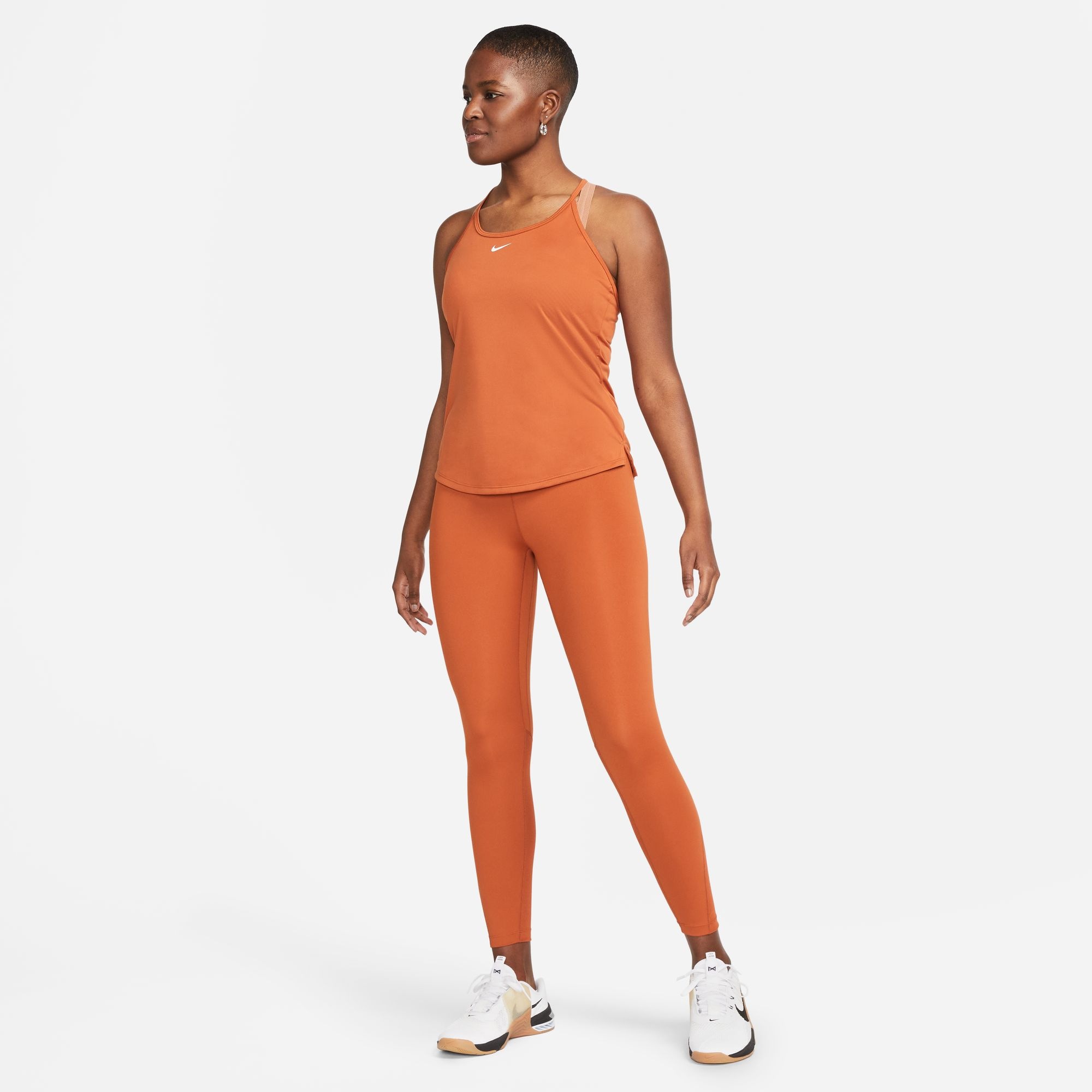 Nike Trainingstights »ONE WOMEN'S MID-RISE / MESH-PANELED LEGGINGS«