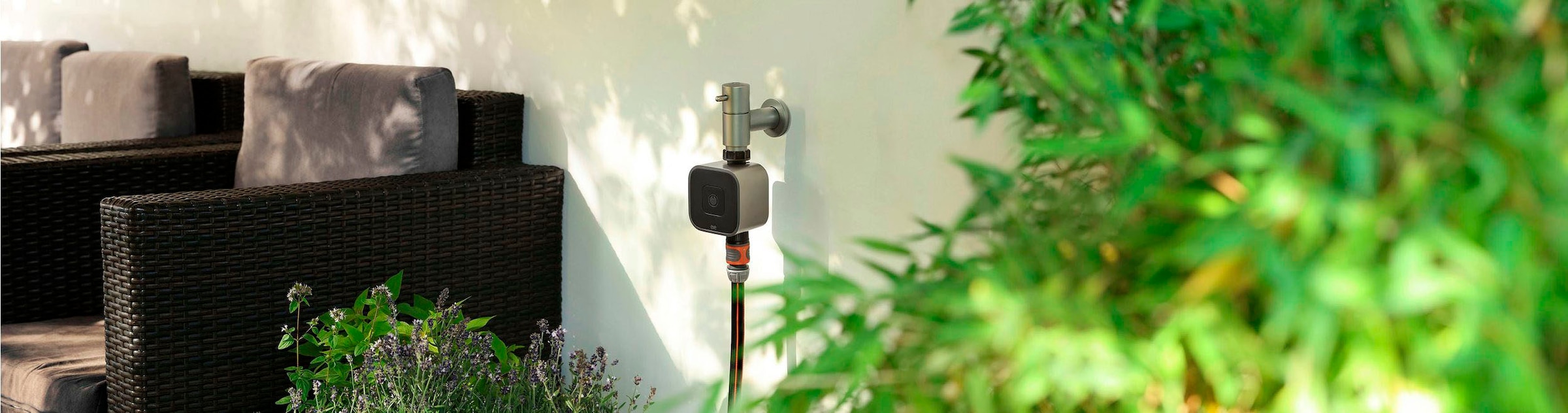 EVE Bewässerungscomputer »Aqua (HomeKit) + Schlauchverbinder 2-Wege-Verteiler«, (Packung)