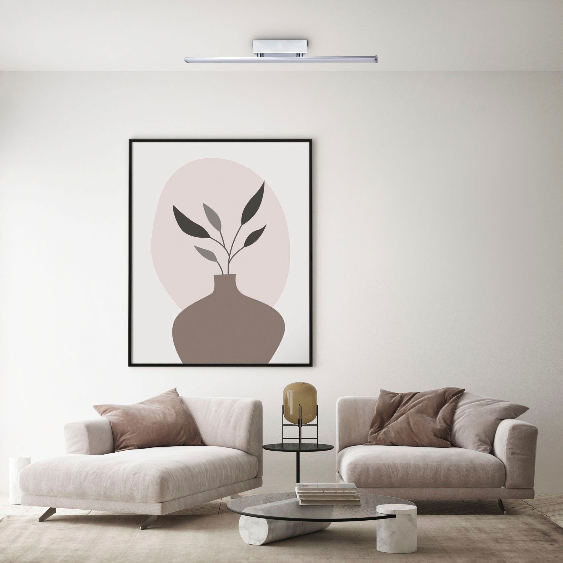 Paco Home Deckenleuchte »DAVE« Warmweiß