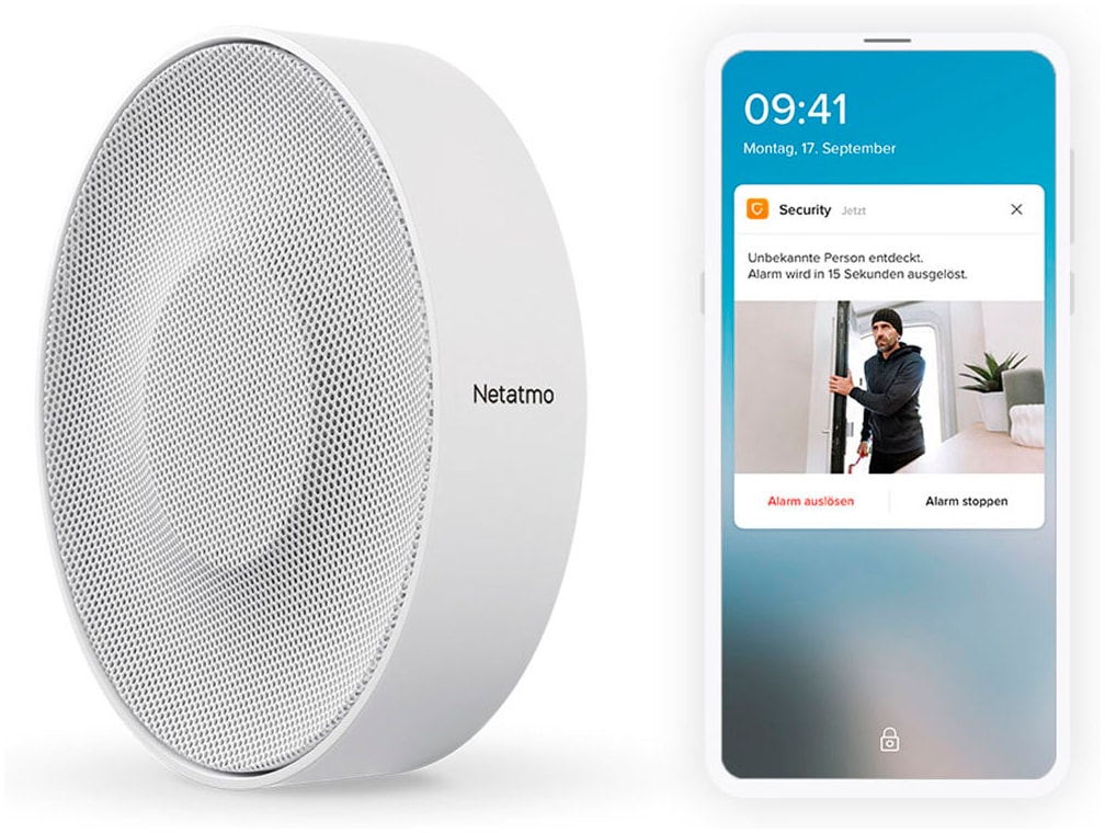 Netatmo Sensor »Smarte Innen-Alarmsirene«