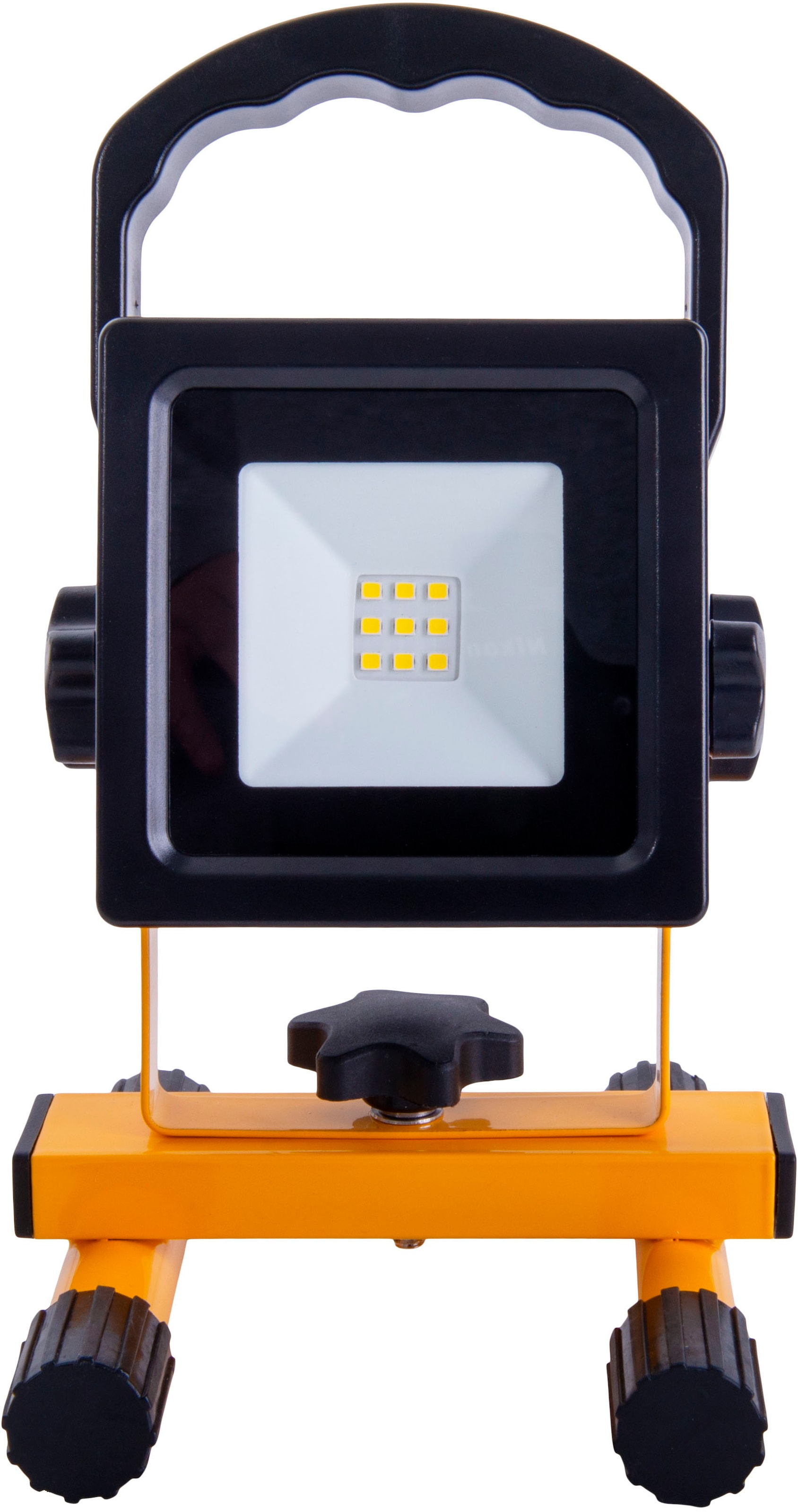näve Baustrahler »PABLO Akku Arbeitsscheinwerfer«, Leuchtmittel LED-Modul | LED fest integriert, Arbeitsleuchte, Bauscheinwerfer für Werkstatt, Baustelle und Keller