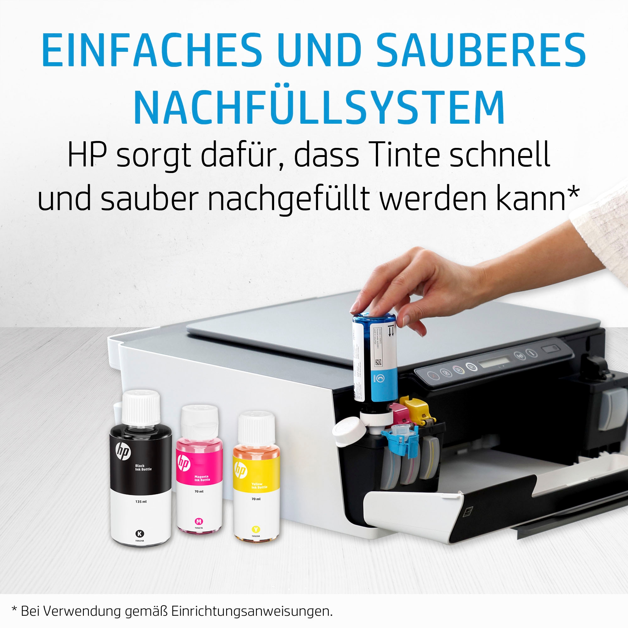 HP Nachfülltinte »HP original Tintenflasche 32XL Schwarz ,135 ml« für HP 1 Stk. tlg.