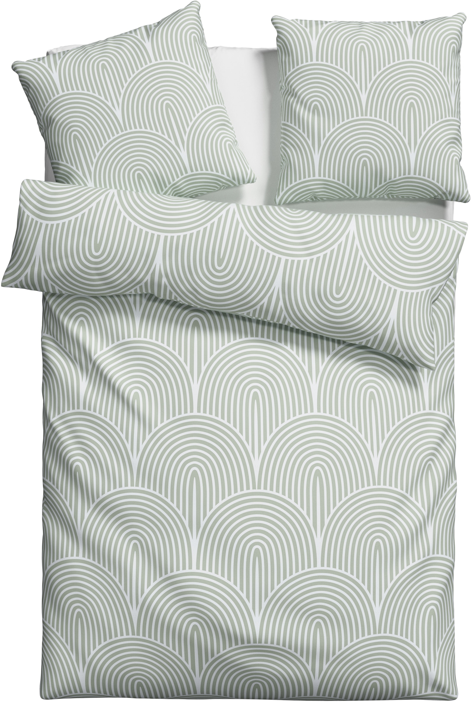 OTTO home Bettwäsche »Matilda in Gr. 135x200 oder 155x220 cm« 2 Bettwäsche aus Baumwolle, Bettwäsche mit skandinavischem Design