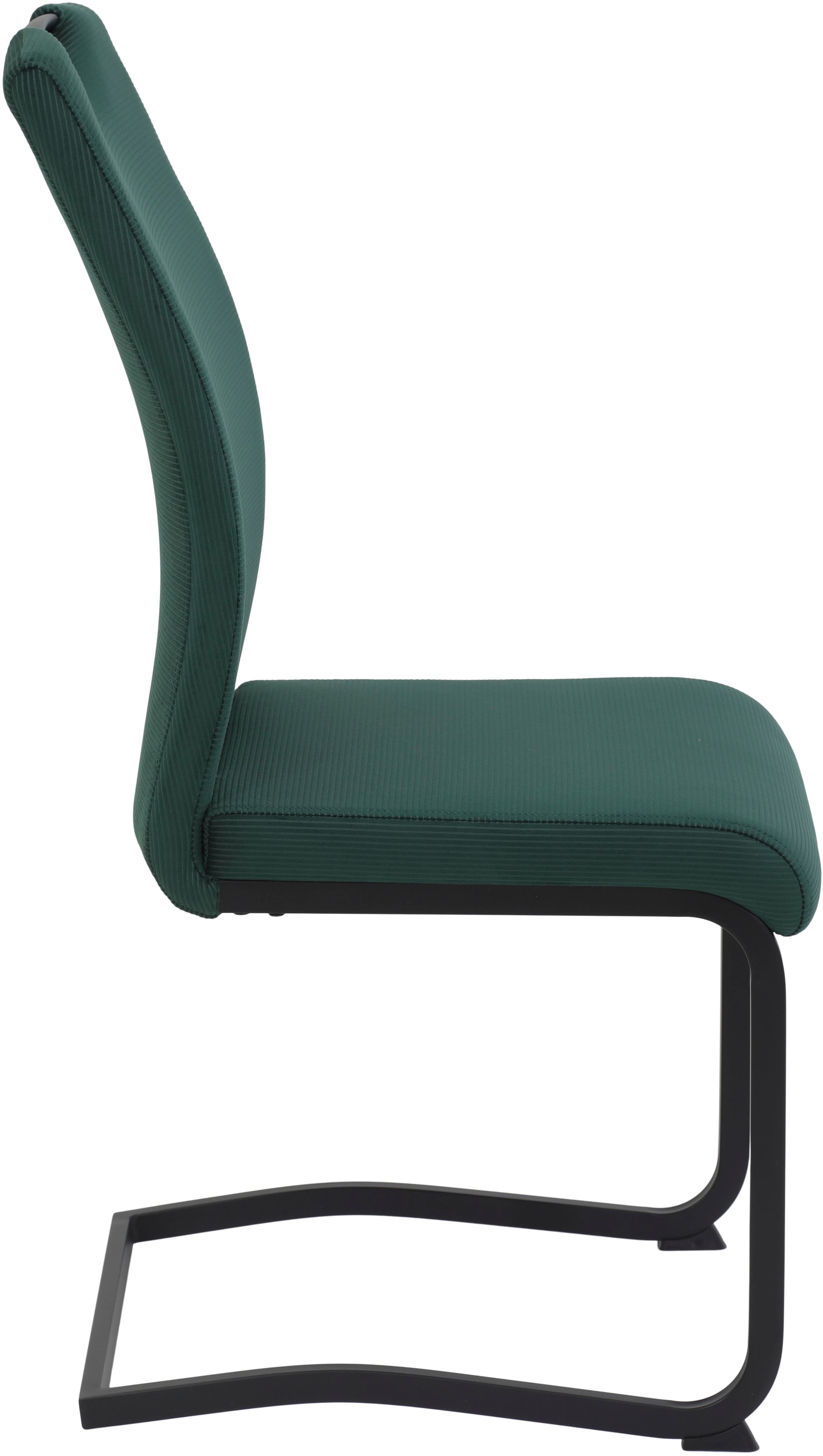 HELA Freischwinger »RIGA II« (Set) 2 Stk.Freischwinger,Vierkantrohrgestell,mit Griff,Samt Cordoptik