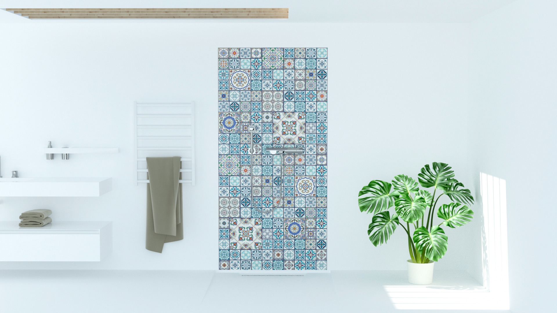 Sanotechnik Duschrückwand »Sanowall« Höhe: 205 cm