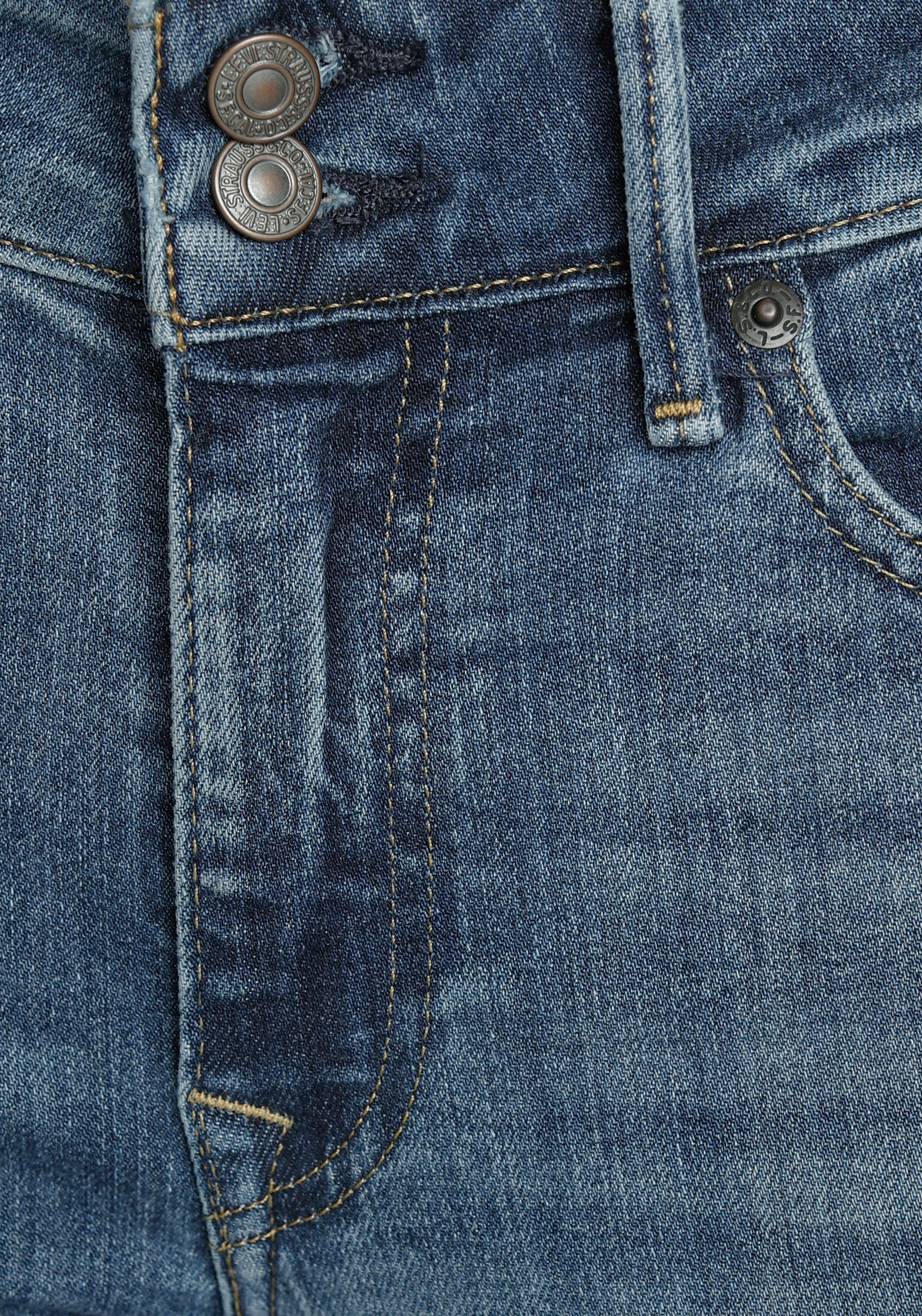 Levi's® Röhrenjeans »711 DOUBLE BUTTON«