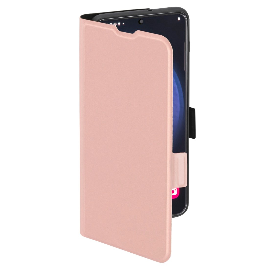 Hama Smartphone-Hülle »Booklet für Samsung Galaxy S23, Farbe Rosa, aufstellbar, klappbar«, Samsung,Galaxy S23, Mit Standfunktion und Einsteckfach