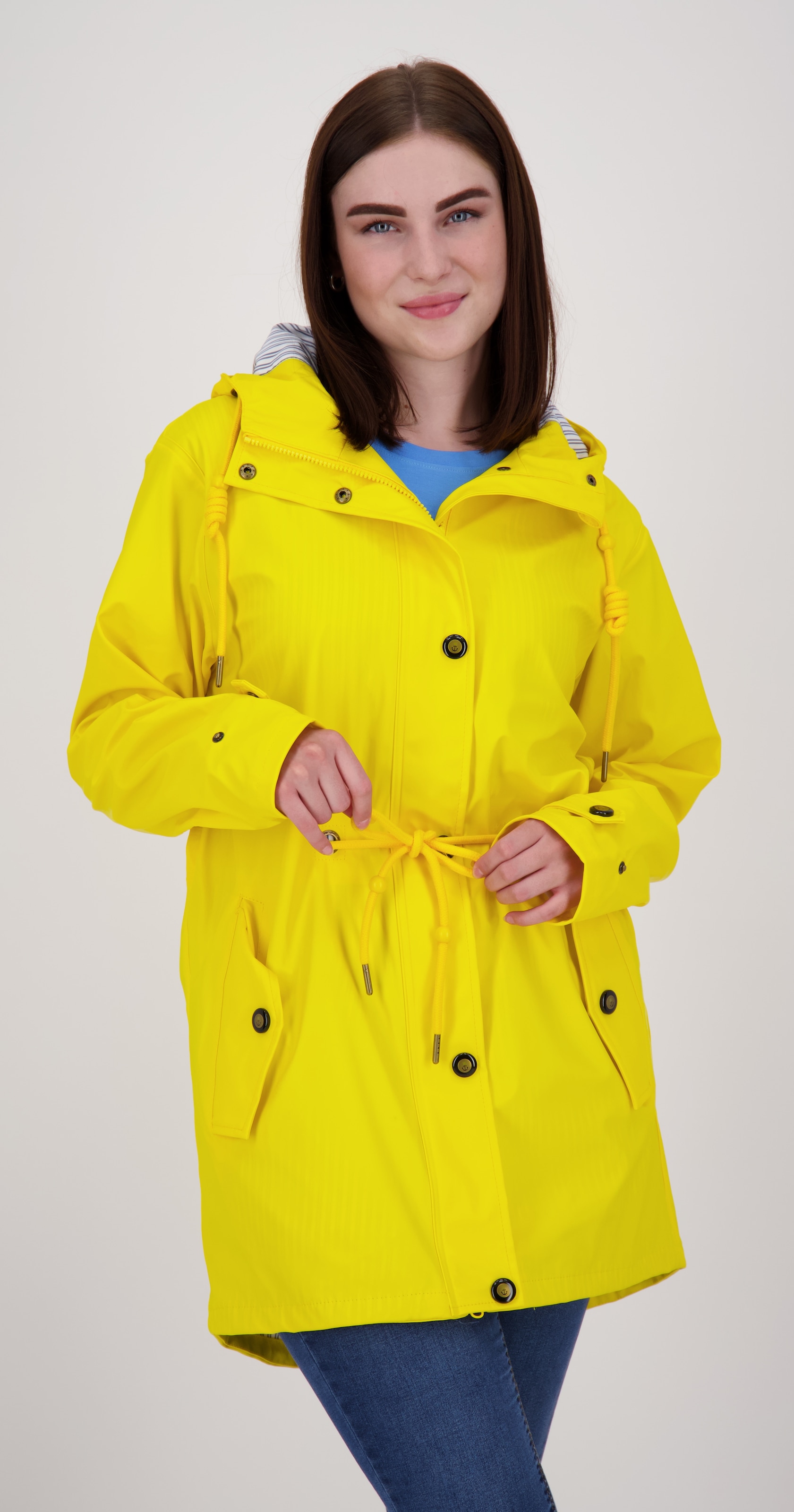 DEPROC Active Regenjacke »Friesennerz ankerglutliebe WOMEN«, auch in Großen Größen erhältlich