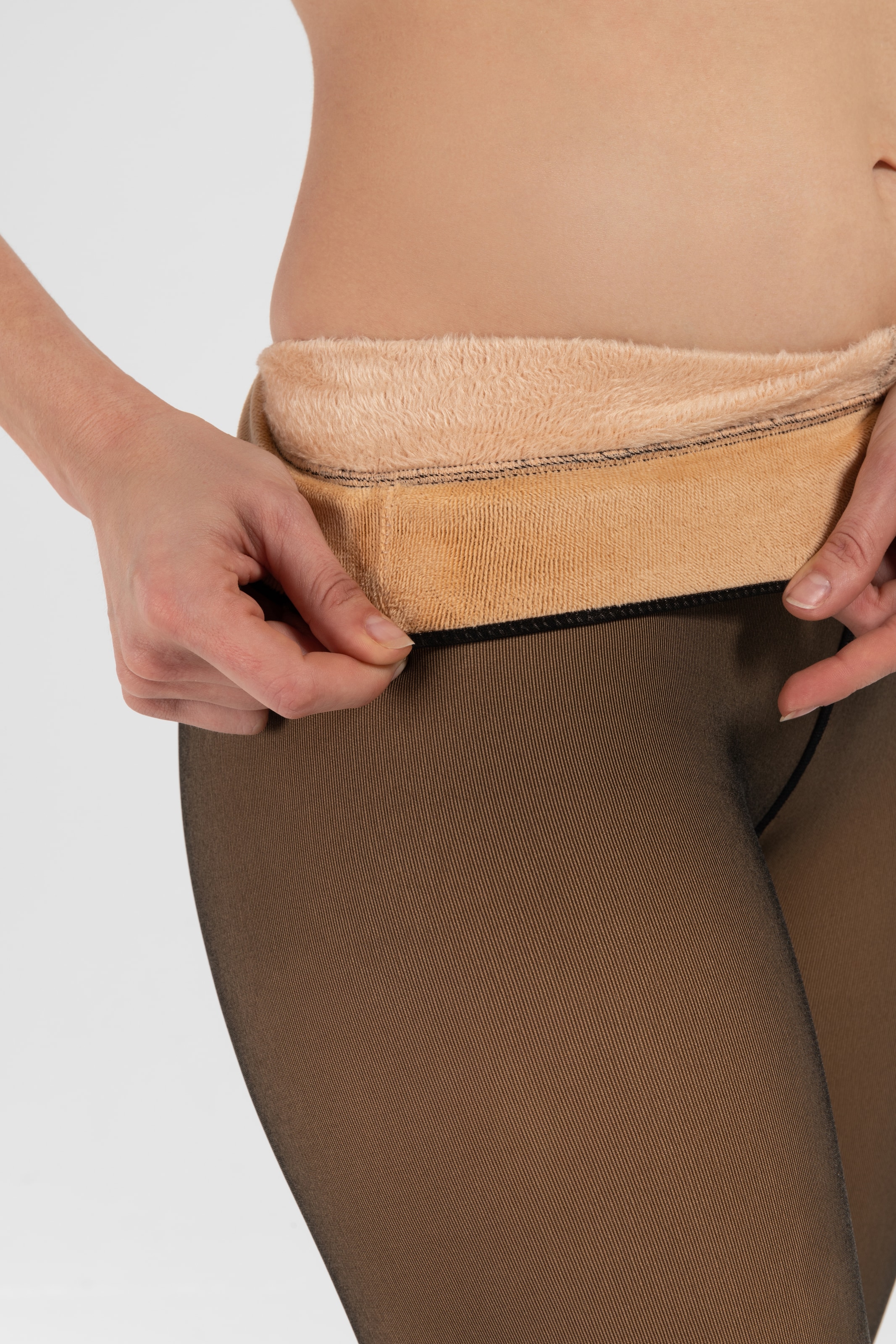 Camano Thermoleggings »comfort«  Thermo Warm & Transparent Leggings, Komfort-Baumwollzwickel