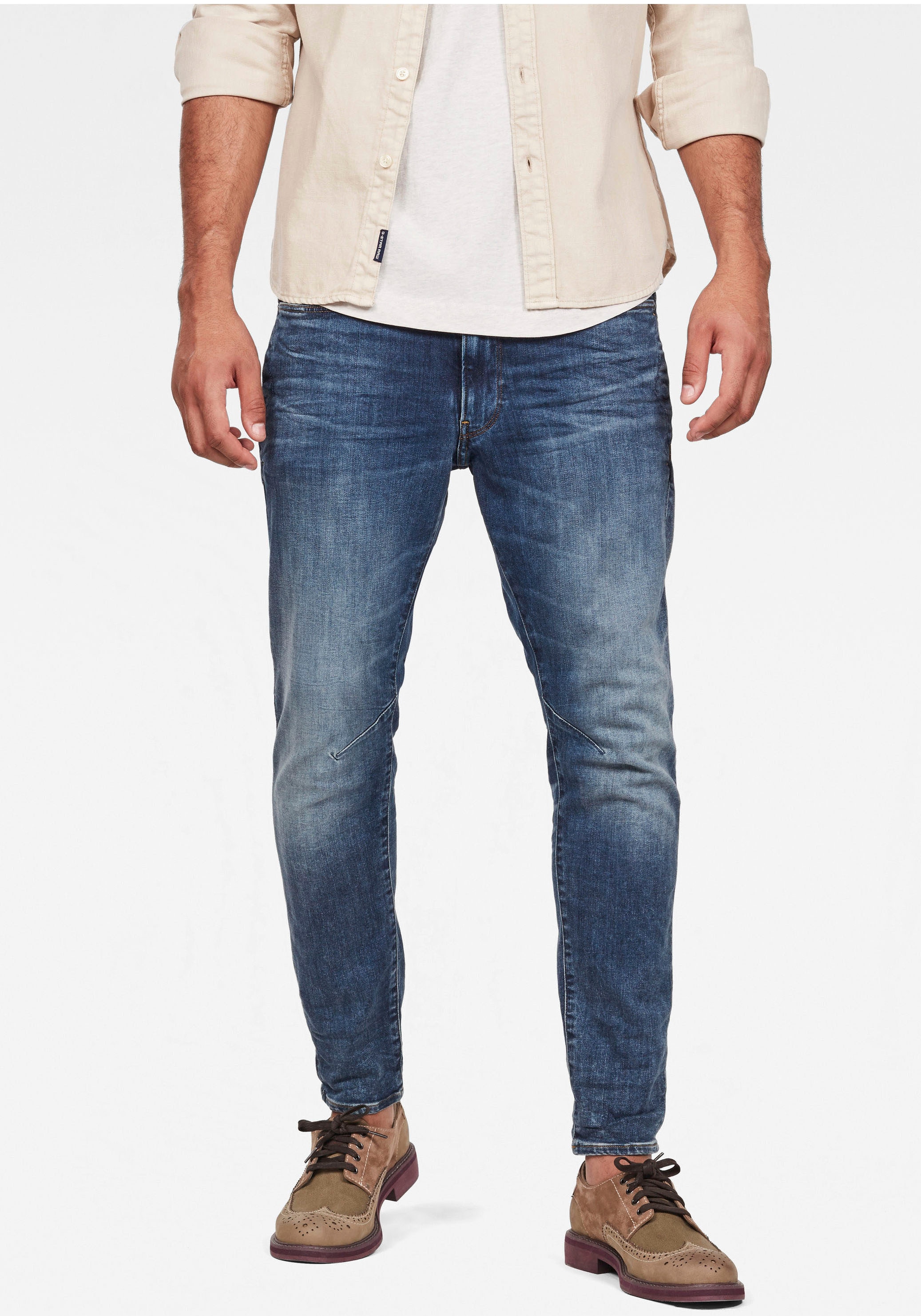 G-Star RAW Slim-fit-Jeans »3301 Slim«, mit toller Waschung und Elasthan