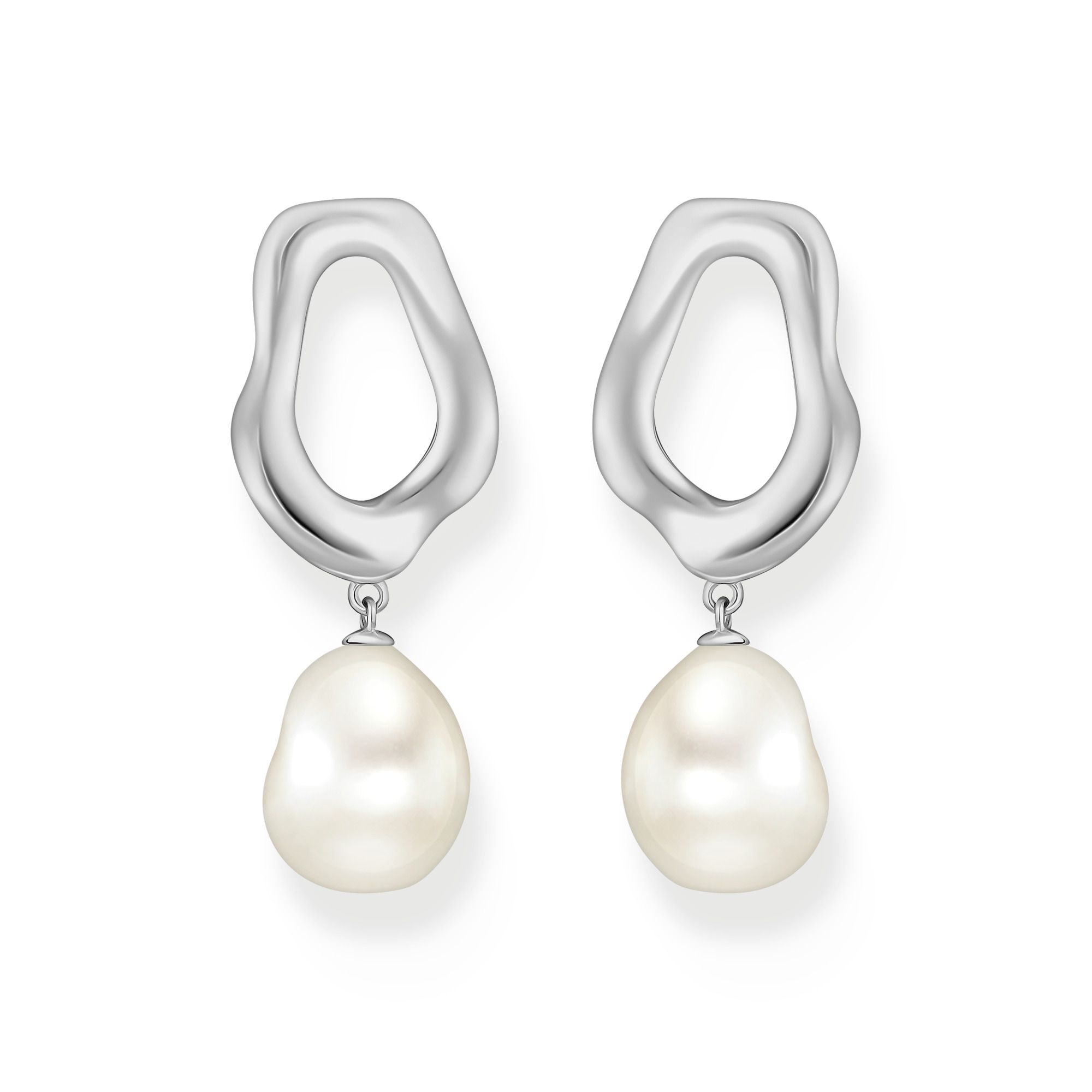 THOMAS SABO Paar Ohrstecker »Natural Beauty Ohrringe mit Perlen Bold Elegance« mit Süßwasserzuchtperle