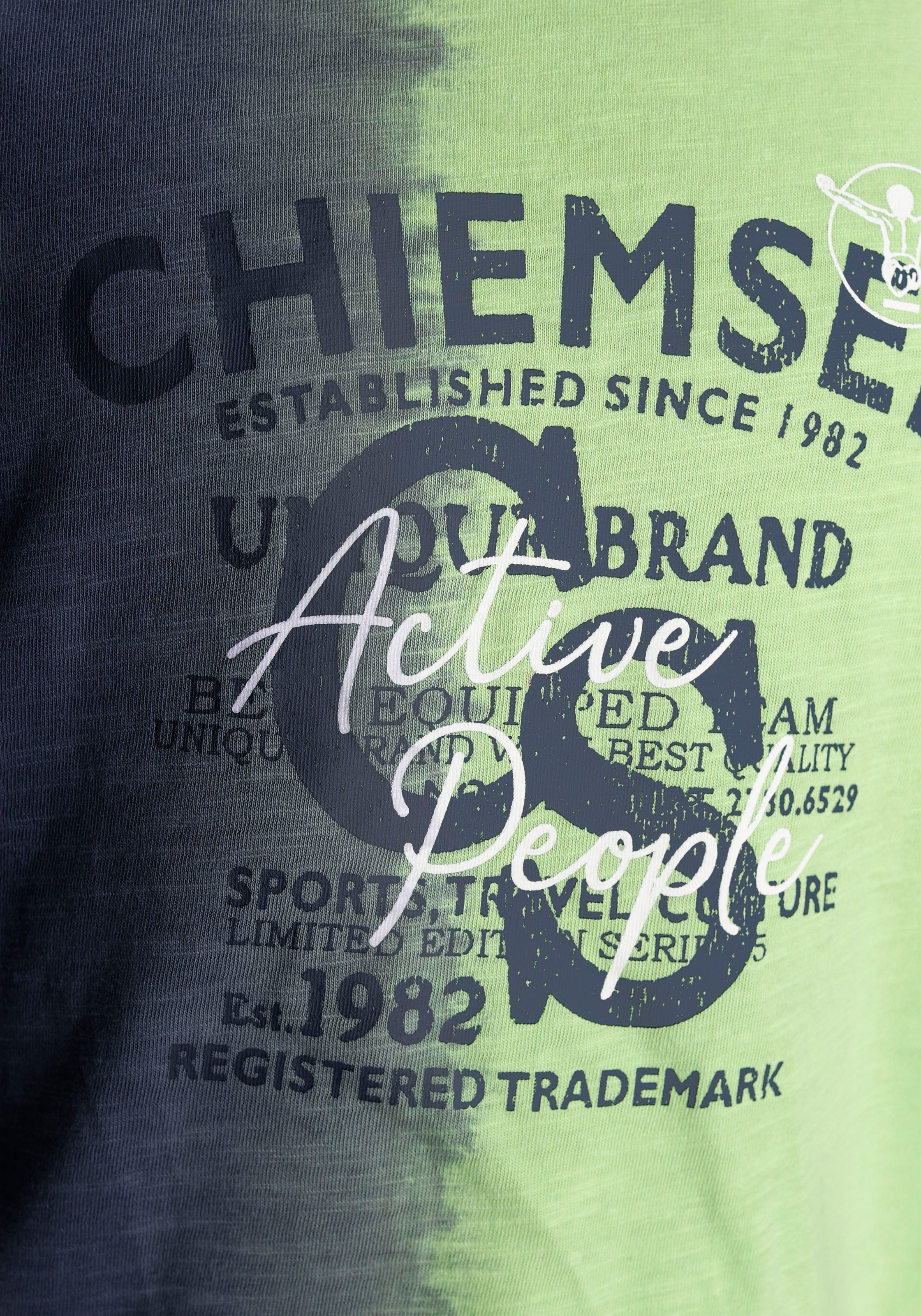 Chiemsee T-Shirt »Farbverlauf«, Farbverlauf mit vertikalem bei